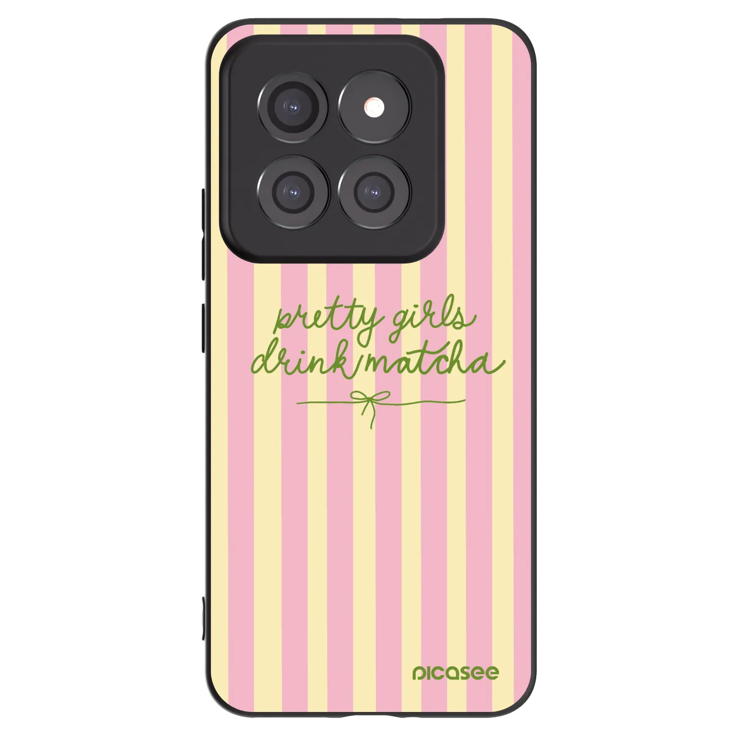 Picasee silikonski črni ovitek za Xiaomi 14 Pro - Pretty matcha