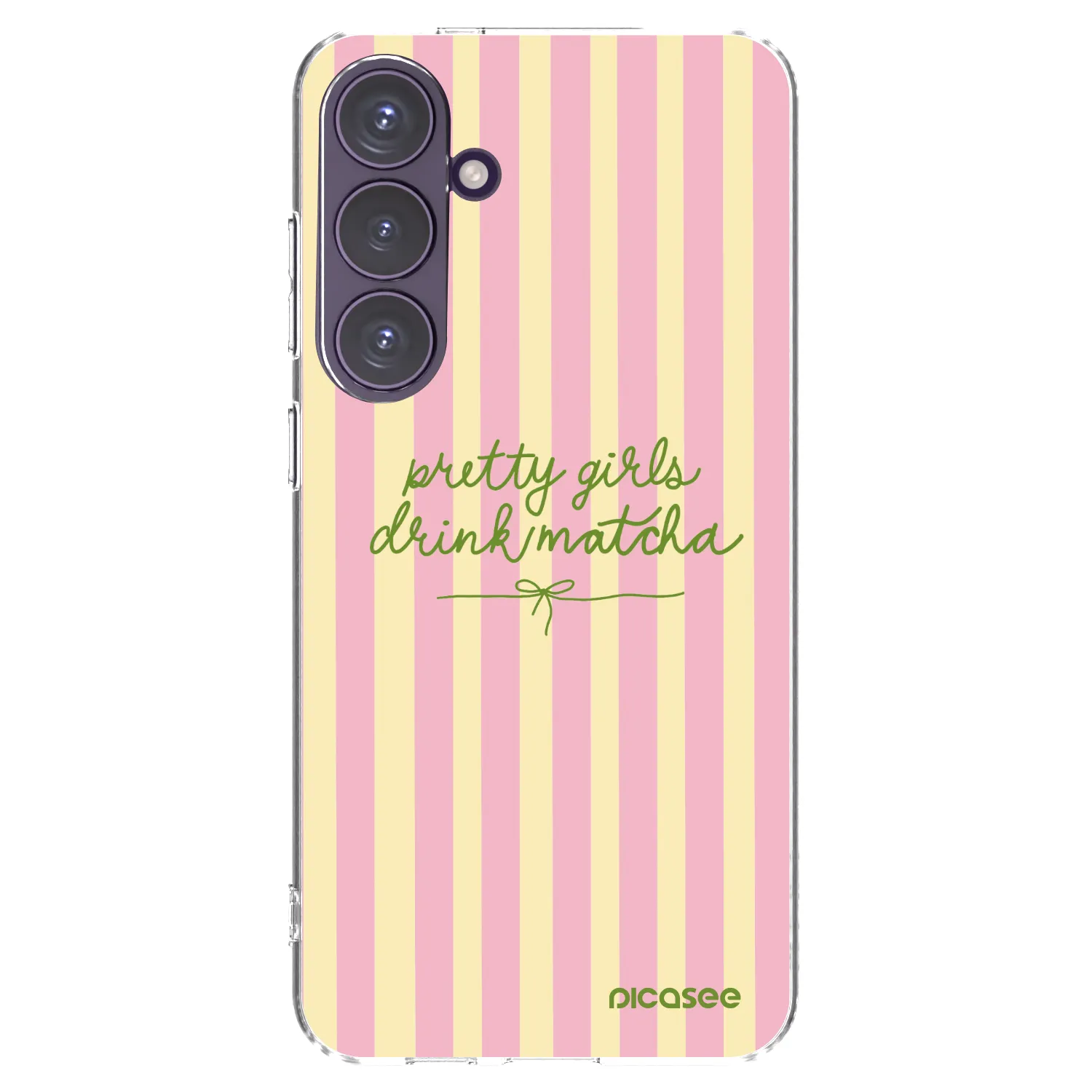 Picasee silikonski prozorni ovitek za Samsung Galaxy S24+ S926B 5G - Pretty matcha