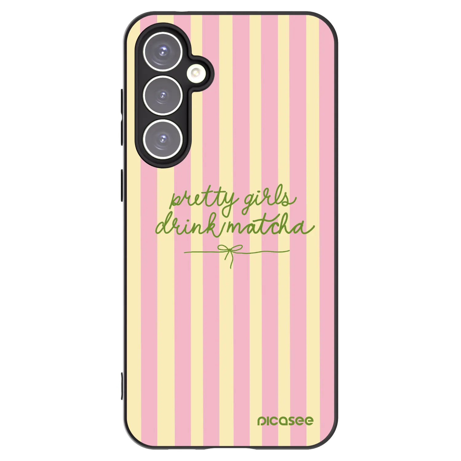 Picasee silikonski črni ovitek za Samsung Galaxy S23 FE S711B - Pretty matcha
