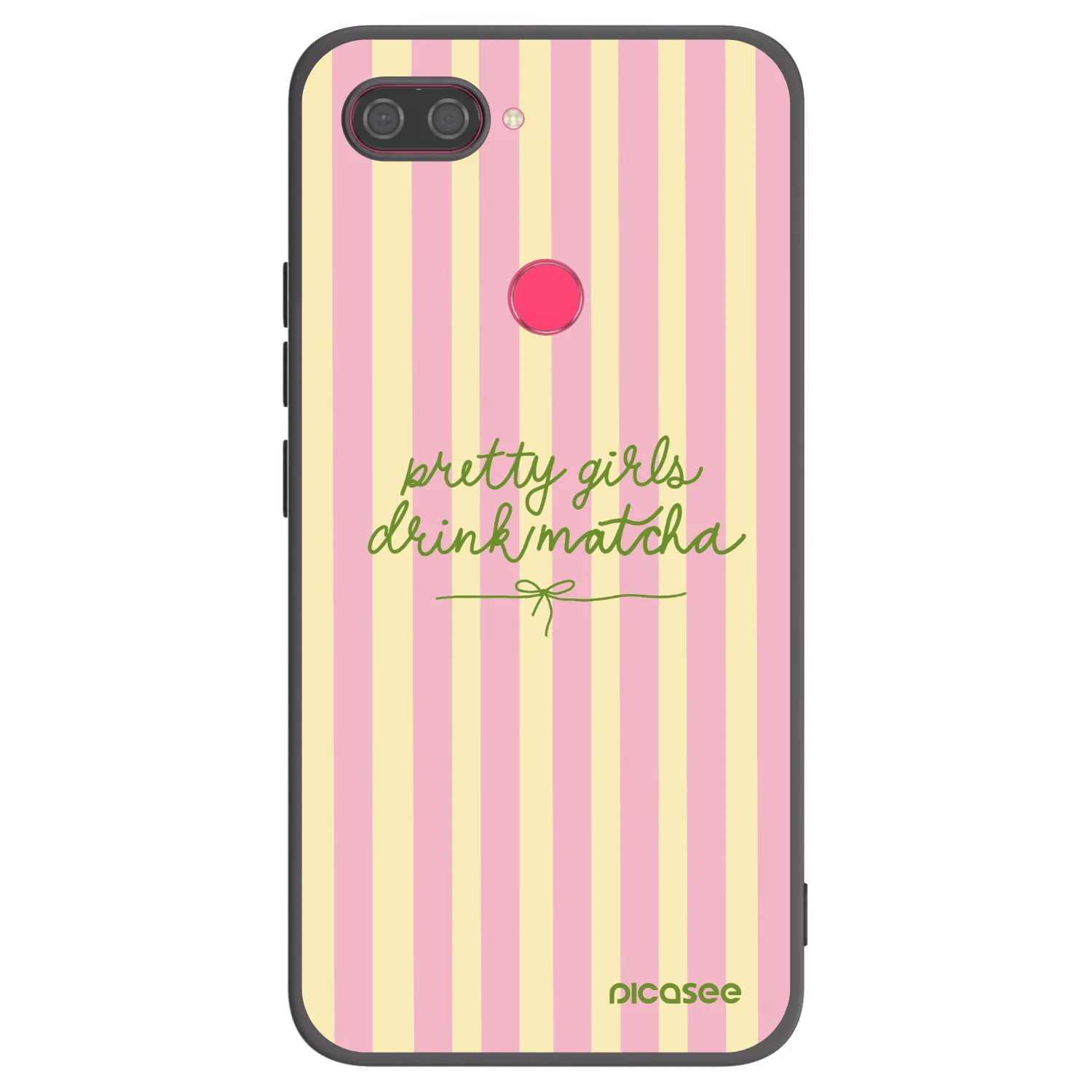 Picasee silikonski črni ovitek za Xiaomi Mi 8 Lite - Pretty matcha