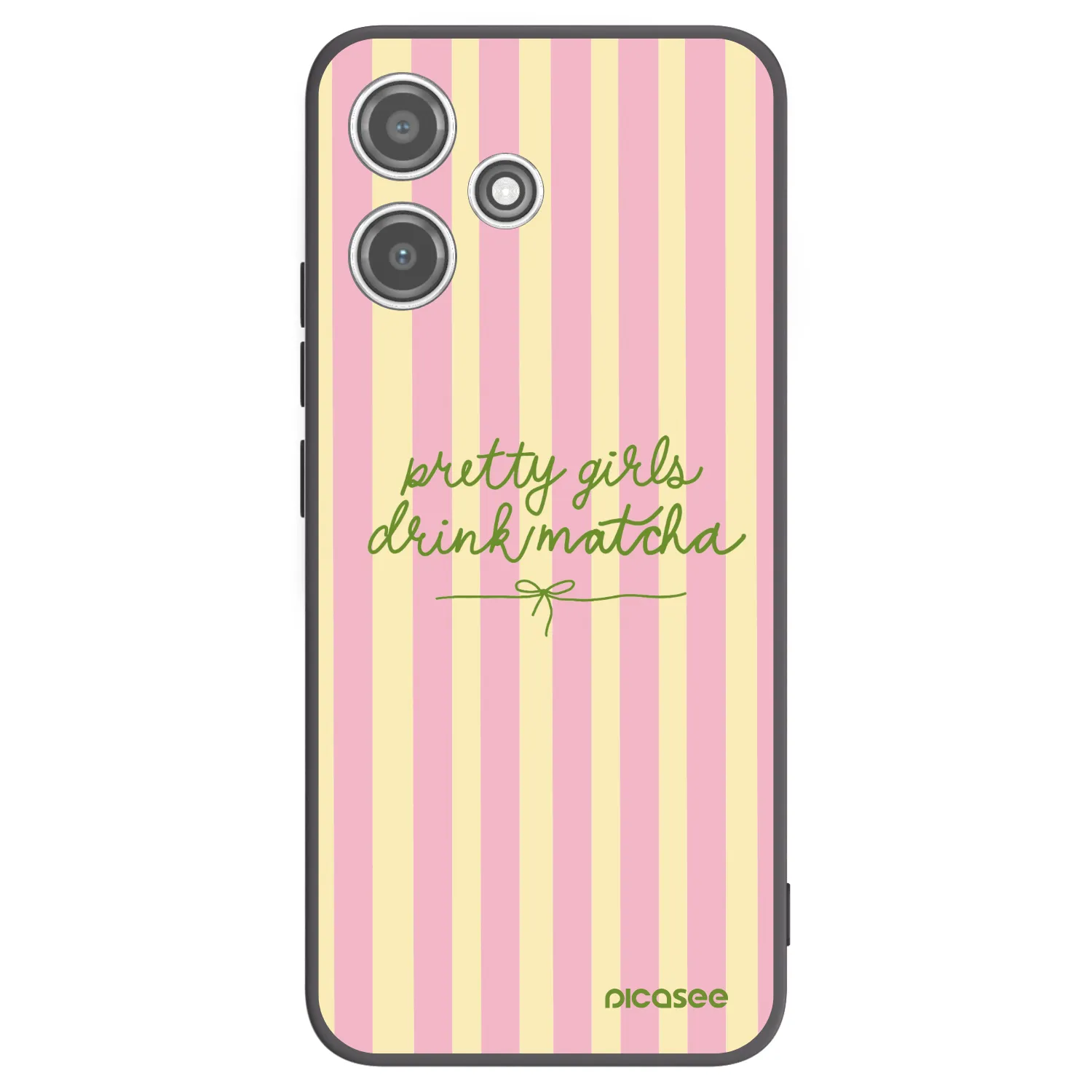 Picasee silikonski črni ovitek za Xiaomi Redmi 12 5G - Pretty matcha
