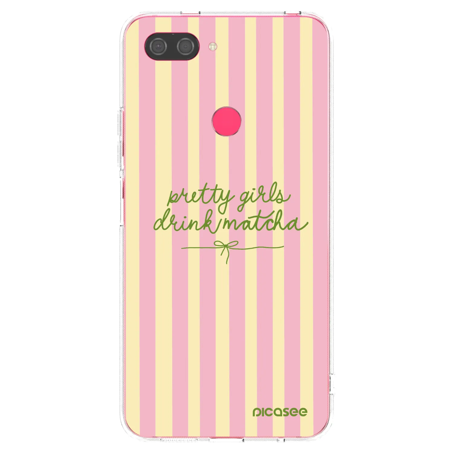 Picasee silikonski prozorni ovitek za Xiaomi Mi 8 Lite - Pretty matcha