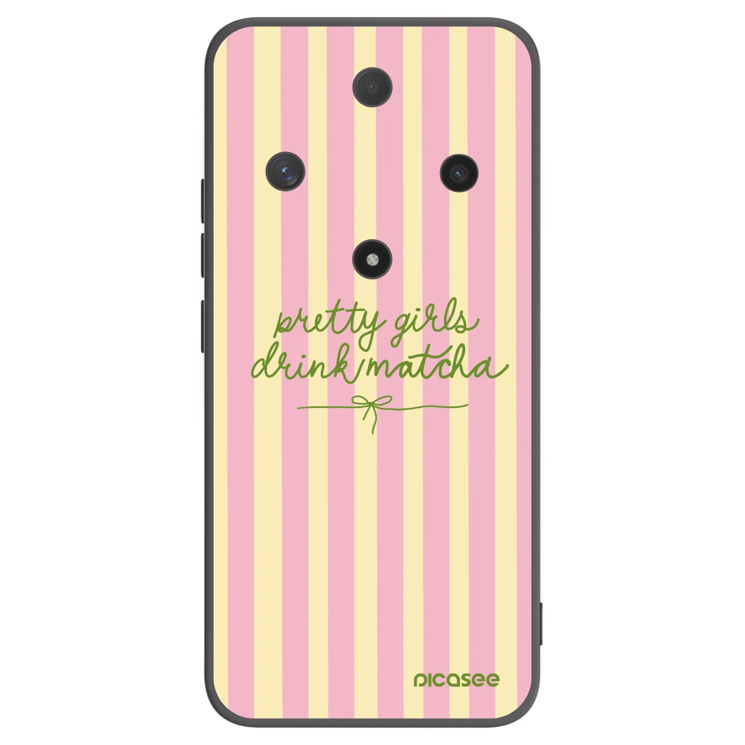 Picasee silikonski črni ovitek za Honor Magic6 Lite 5G - Pretty matcha