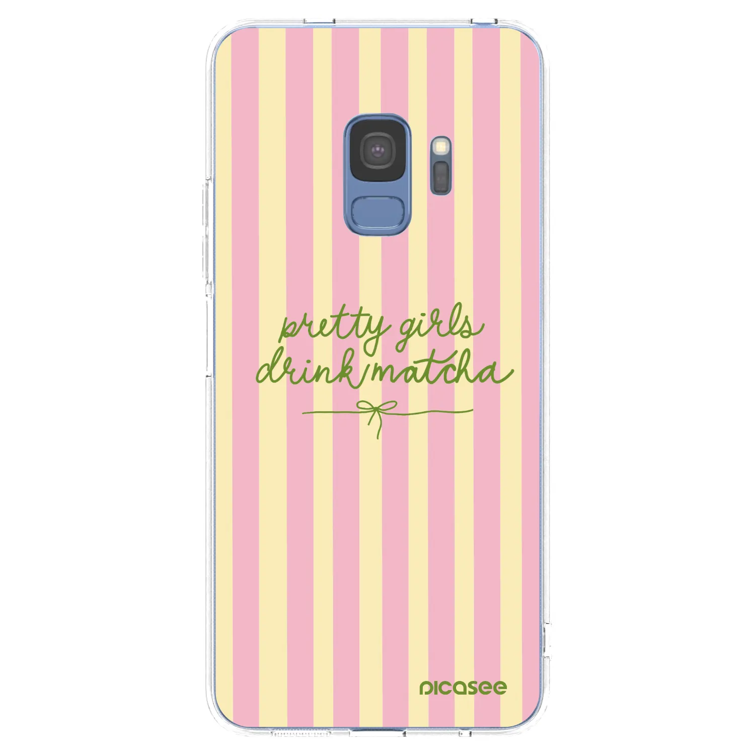 Picasee silikonski prozorni ovitek za Samsung Galaxy S9 G960F - Pretty matcha