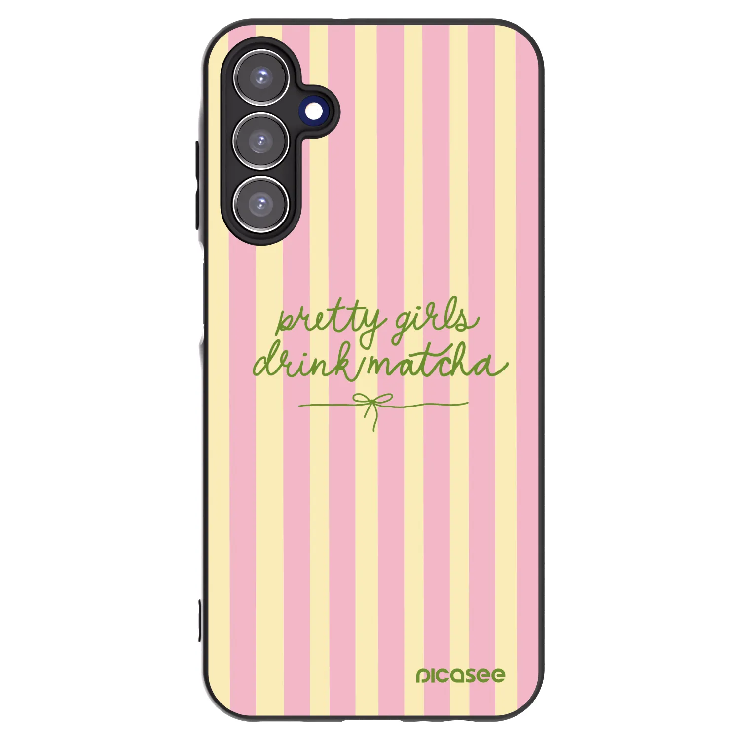 Picasee silikonski črni ovitek za Samsung Galaxy A15 A156B 5G - Pretty matcha
