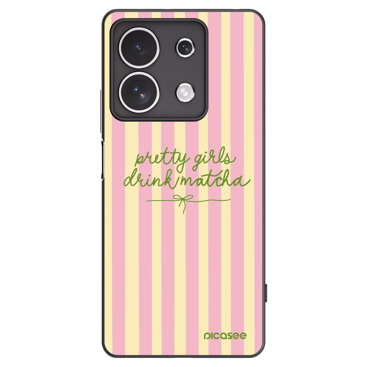 Picasee silikonski črni ovitek za Xiaomi Redmi Note 13 4G - Pretty matcha