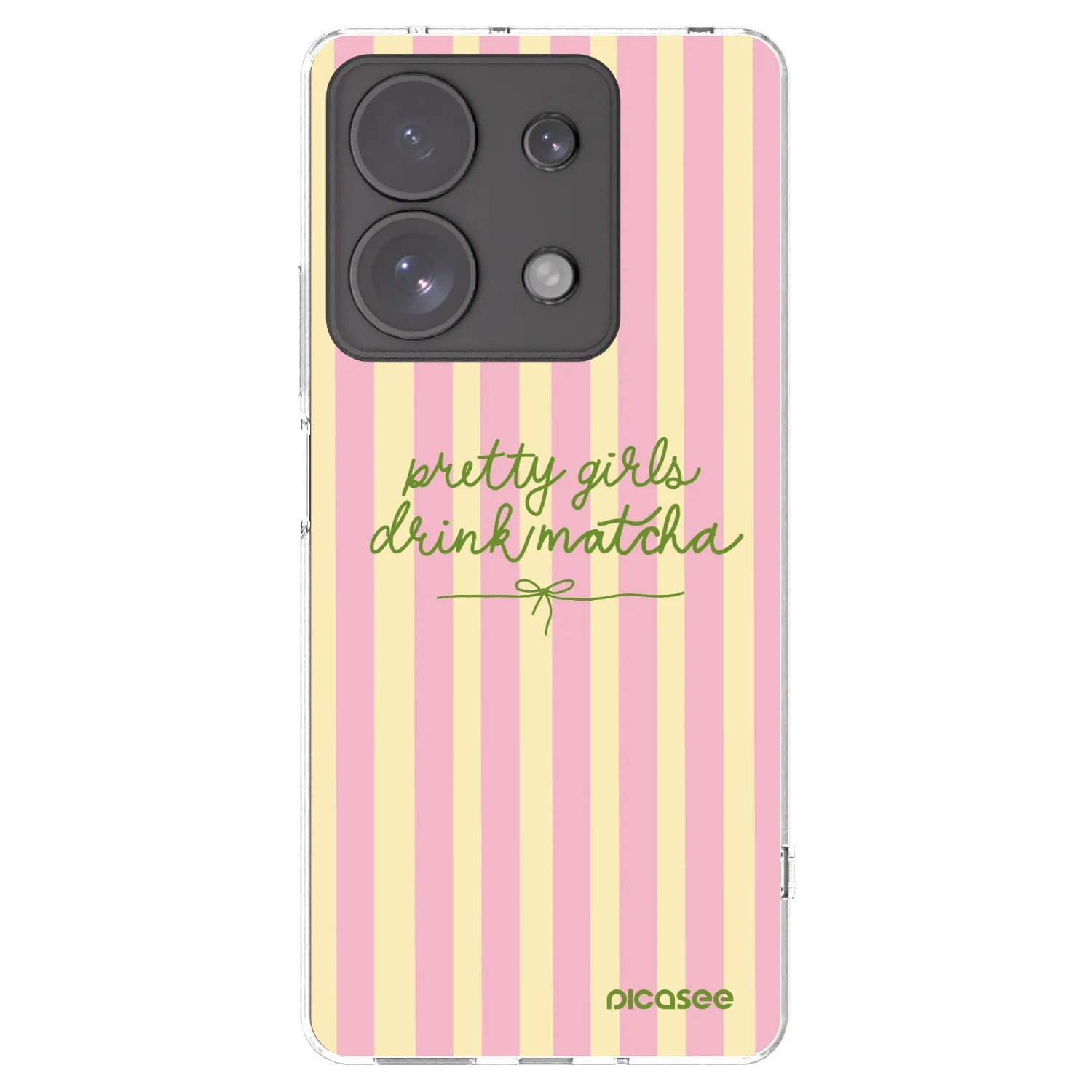 Picasee silikonski prozorni ovitek za Xiaomi Redmi Note 13 Pro 4G - Pretty matcha