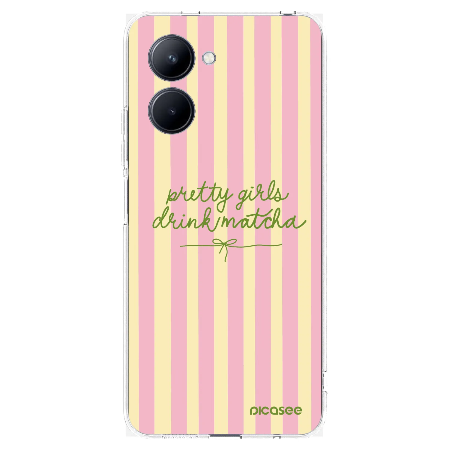 Picasee silikonski prozorni ovitek za Realme C33 (2023) - Pretty matcha
