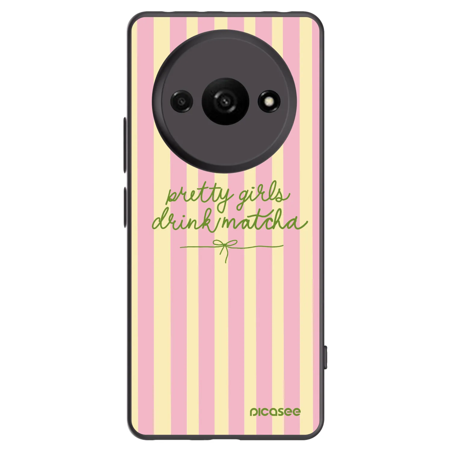 Picasee silikonski črni ovitek za Xiaomi Redmi A3 - Pretty matcha