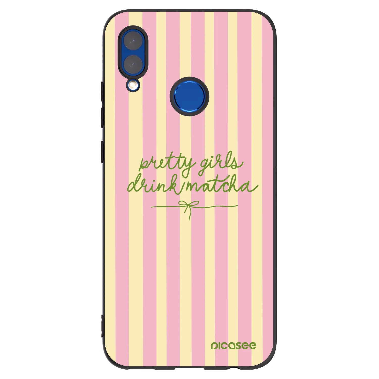 Picasee silikonski črni ovitek za Huawei P Smart 2019 - Pretty matcha