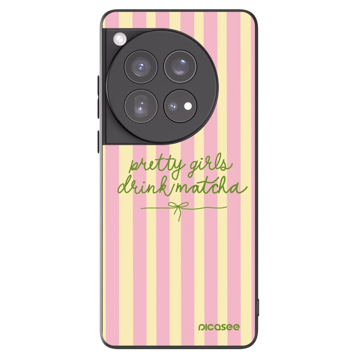Picasee silikonski črni ovitek za OnePlus 12 5G - Pretty matcha