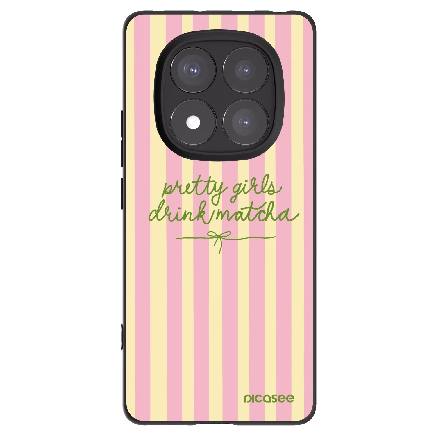 Picasee silikonski črni ovitek za Xiaomi Redmi Note 14 Pro 5G - Pretty matcha