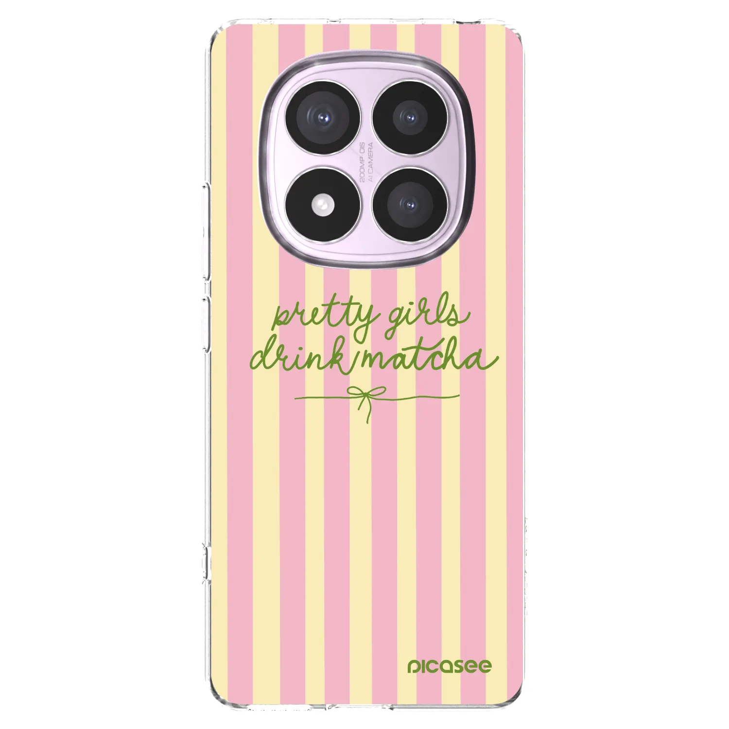 Picasee silikonski prozorni ovitek za Xiaomi Redmi Note 14 Pro 5G - Pretty matcha