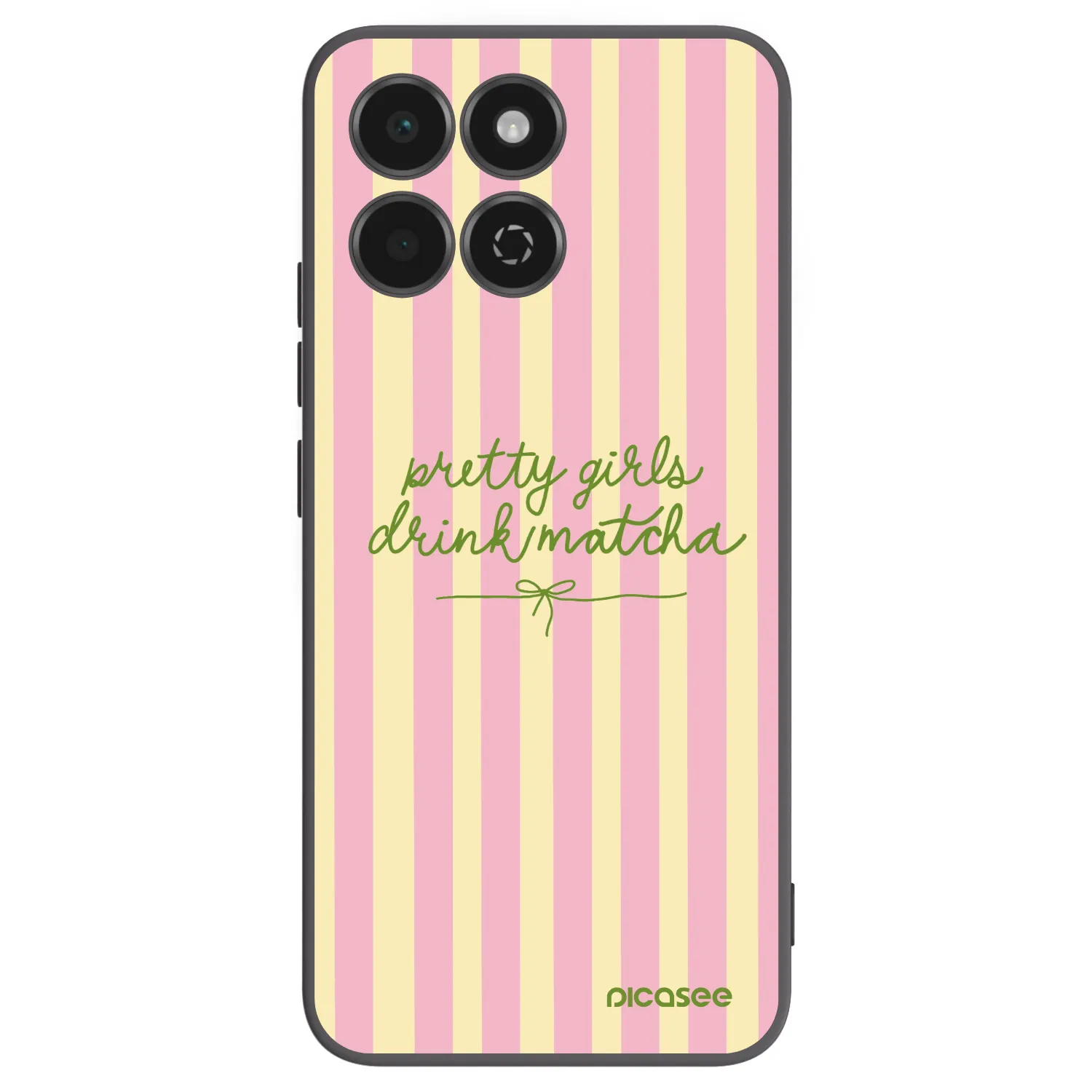 Silikonski črni ovitek za Honor 200 Smart 5G - Pretty matcha