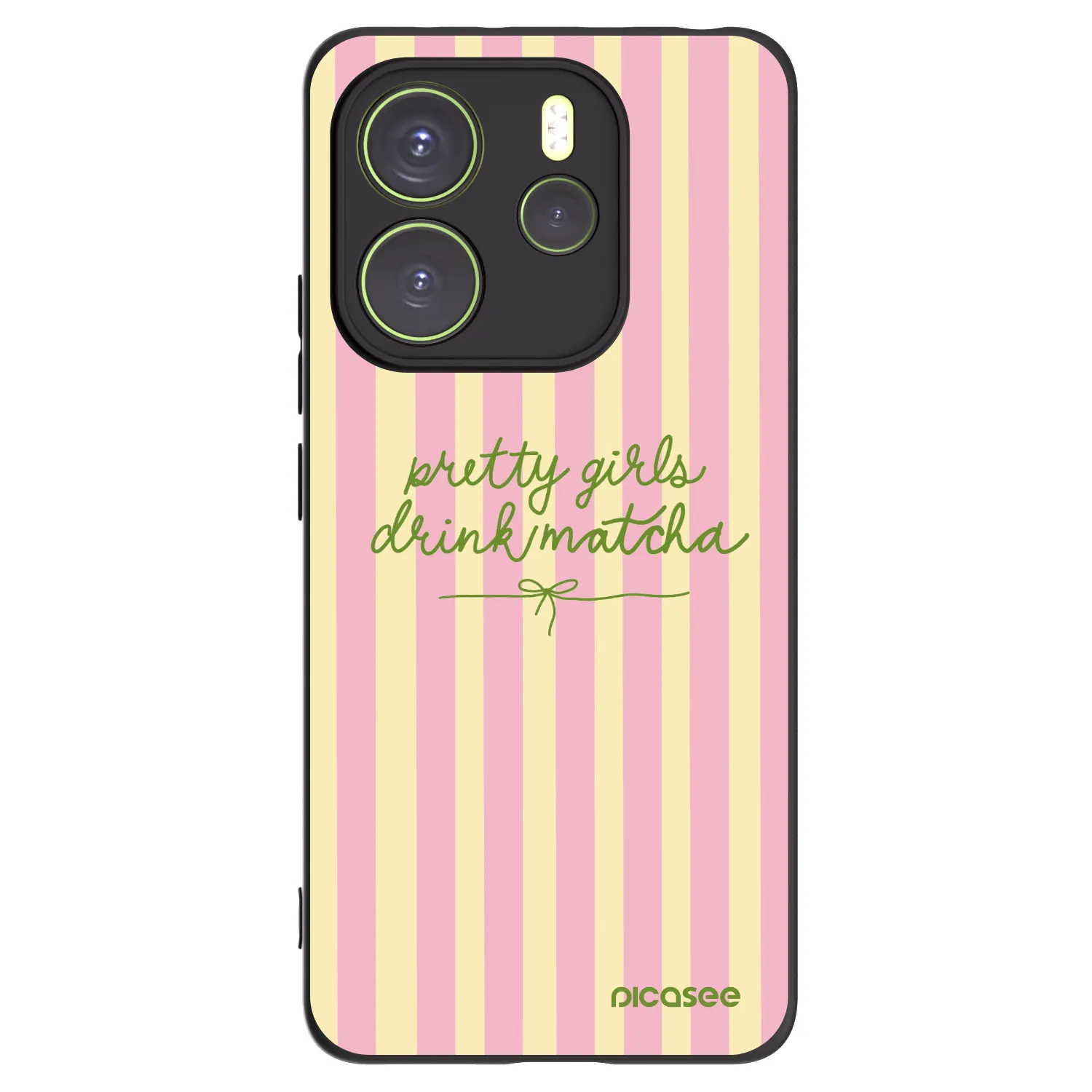 Picasee silikonski črni ovitek za Xiaomi Redmi Note 14 4G - Pretty matcha