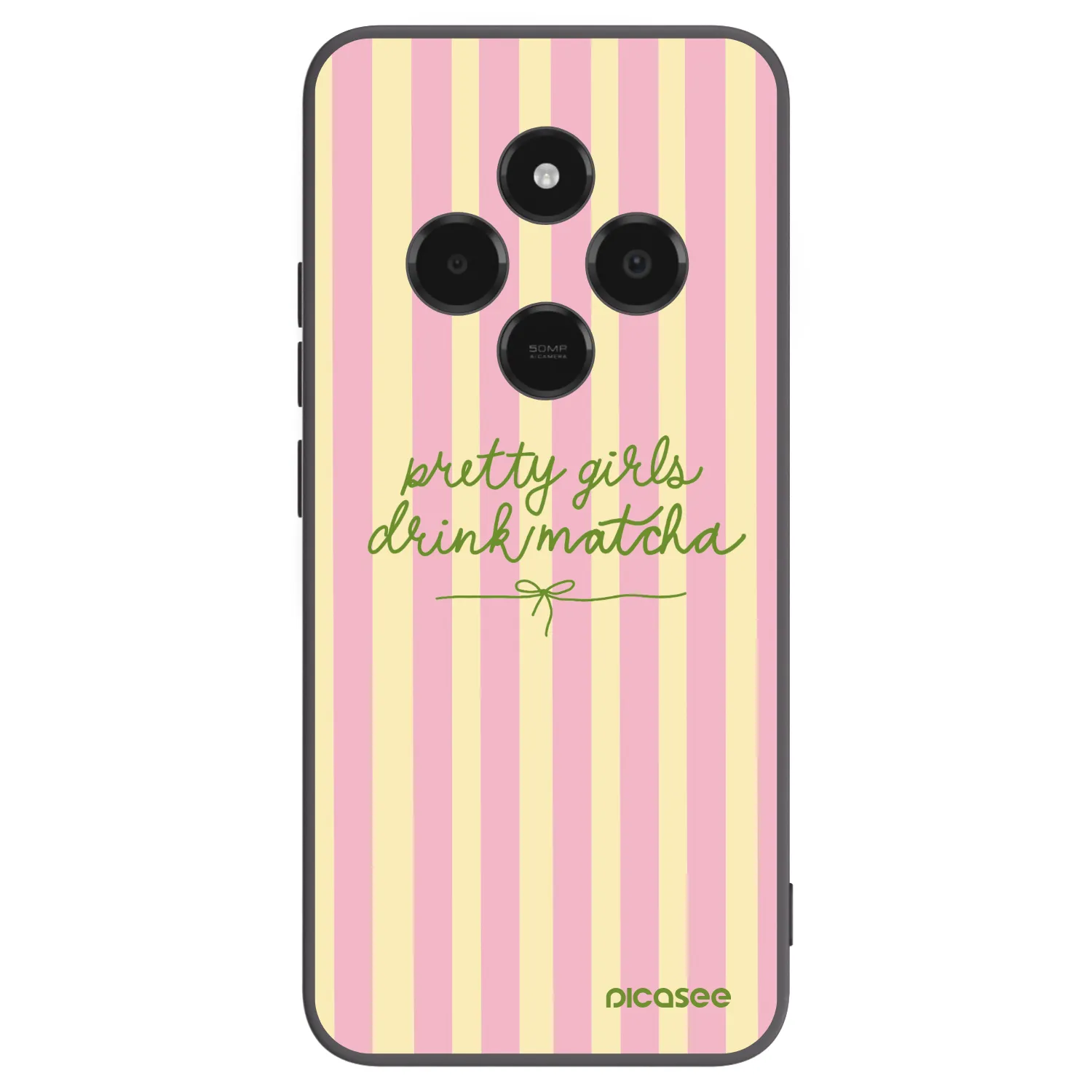 Picasee silikonski črni ovitek za Xiaomi Poco C75 - Pretty matcha
