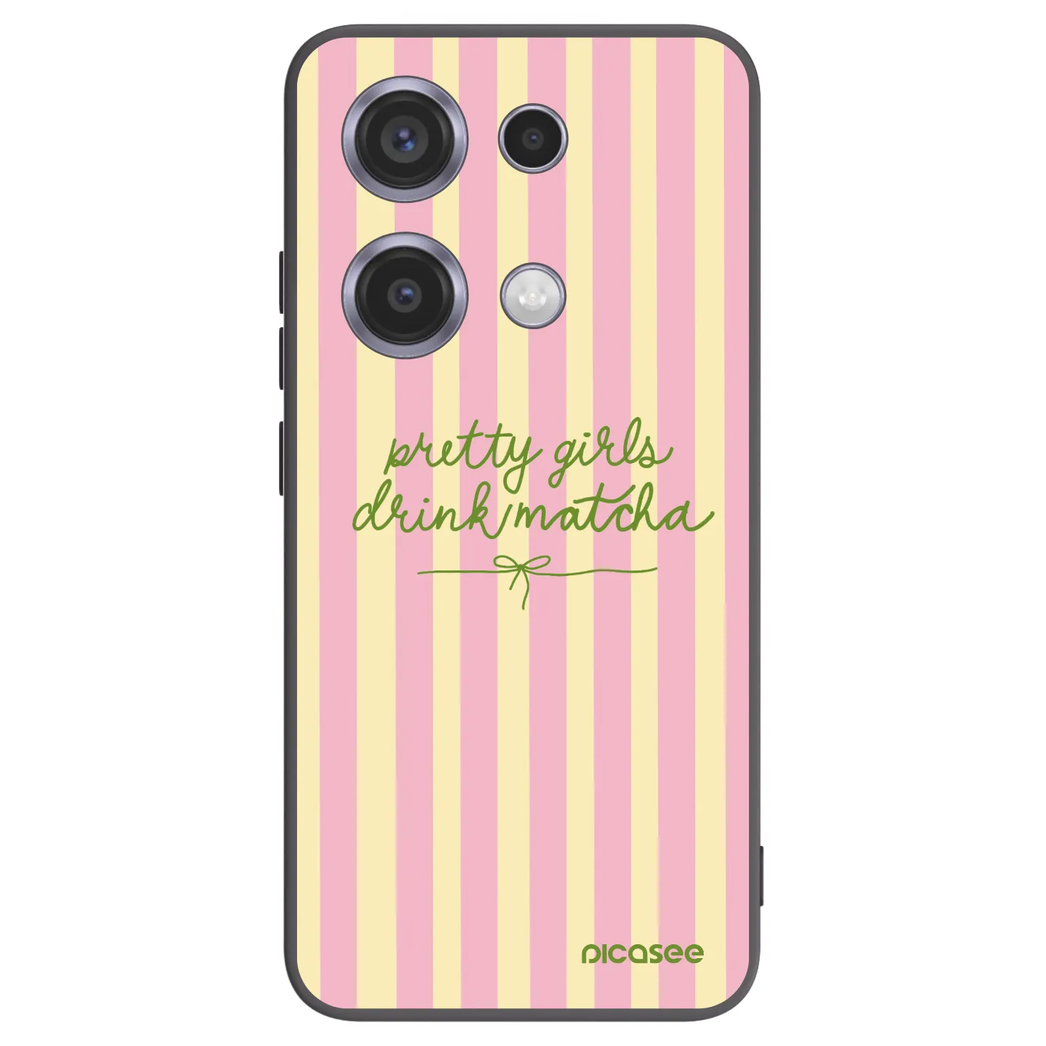 Picasee silikonski črni ovitek za Xiaomi Redmi Note 14S - Pretty matcha