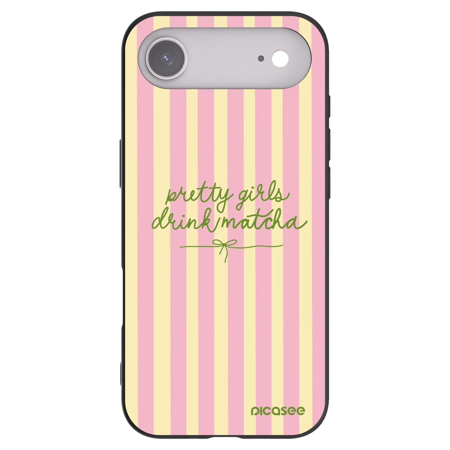 Picasee silikonski črni ovitek za Apple iPhone Air - Pretty matcha