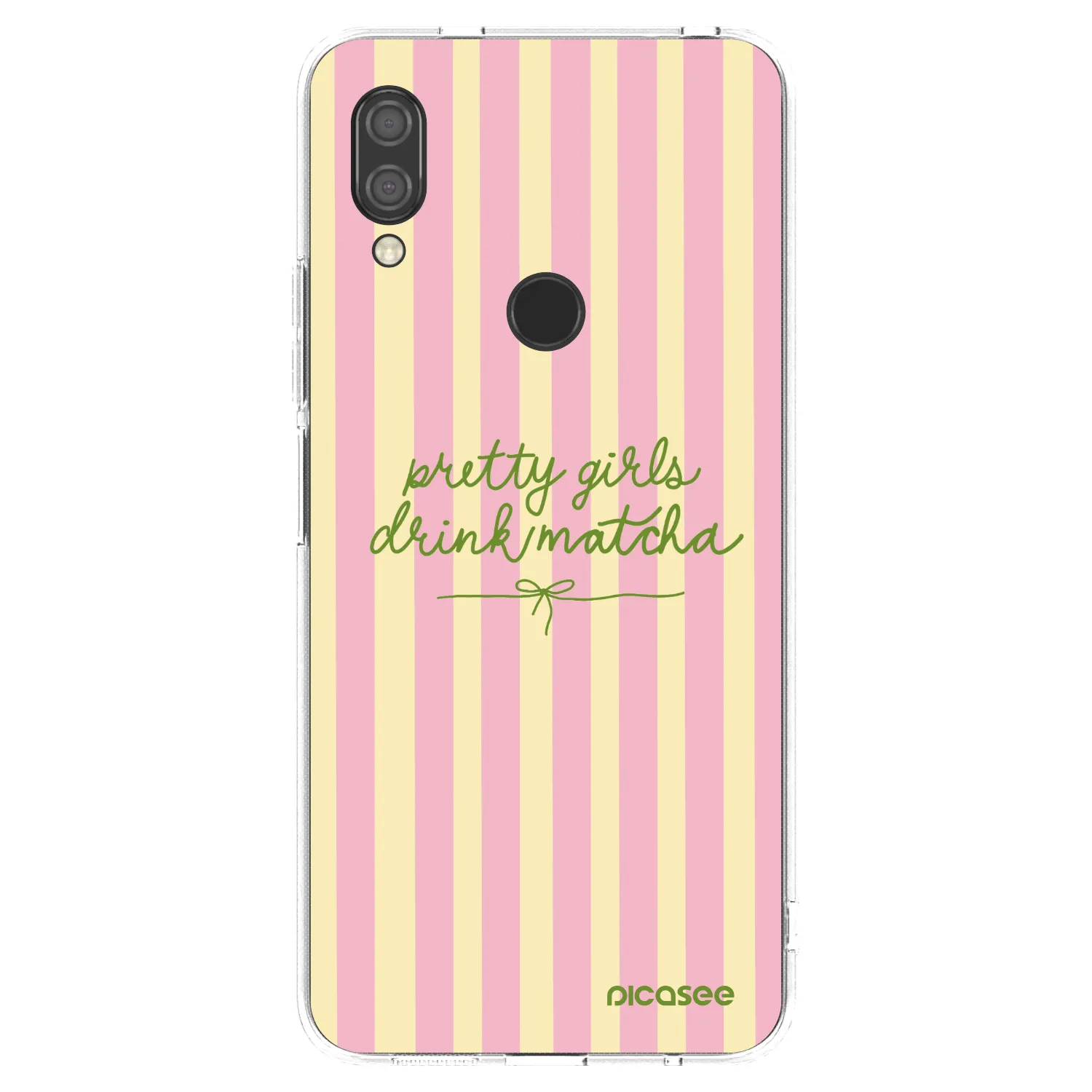 Picasee silikonski prozorni ovitek za Xiaomi Redmi 7 - Pretty matcha