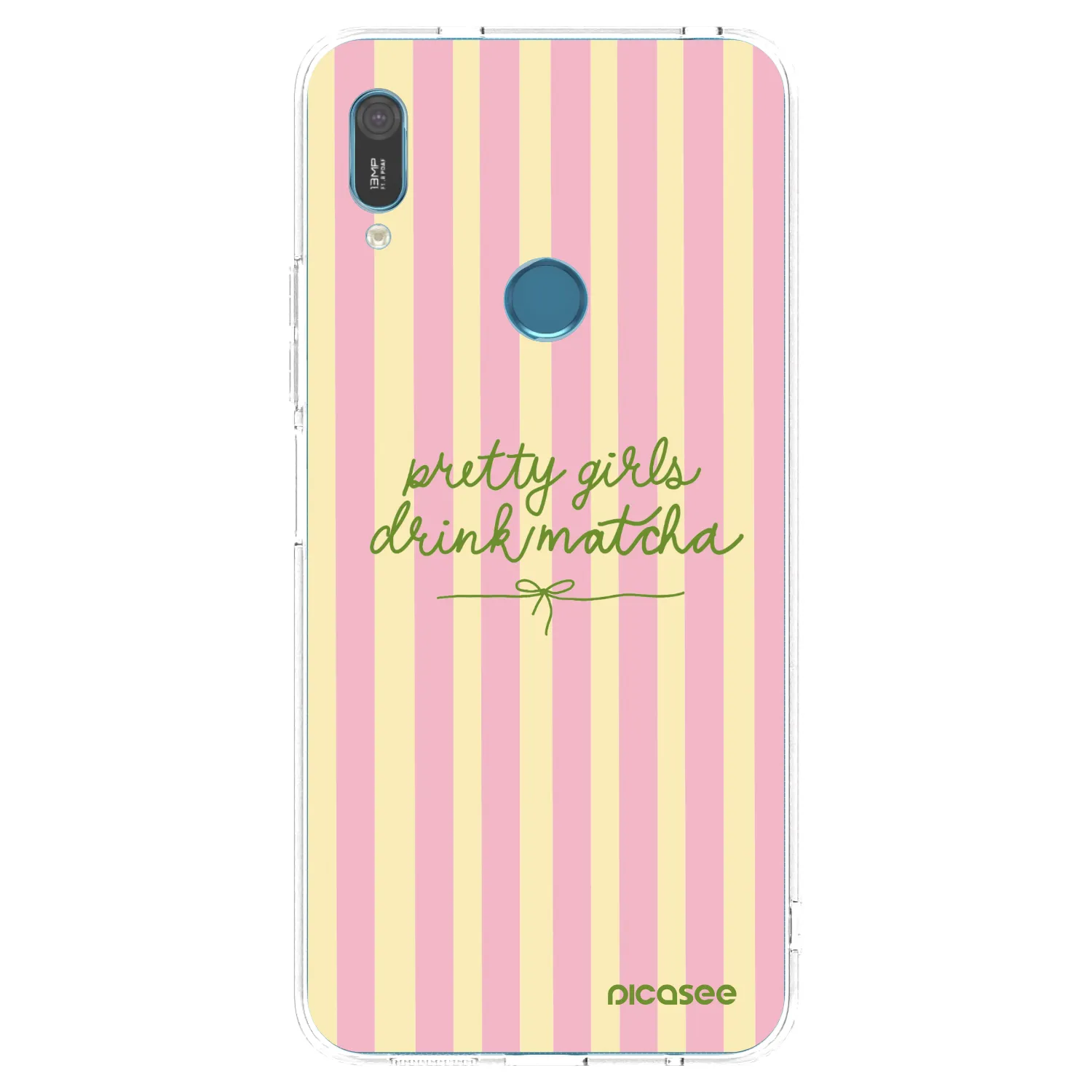 Picasee silikonski prozorni ovitek za Huawei Y6 2019 - Pretty matcha