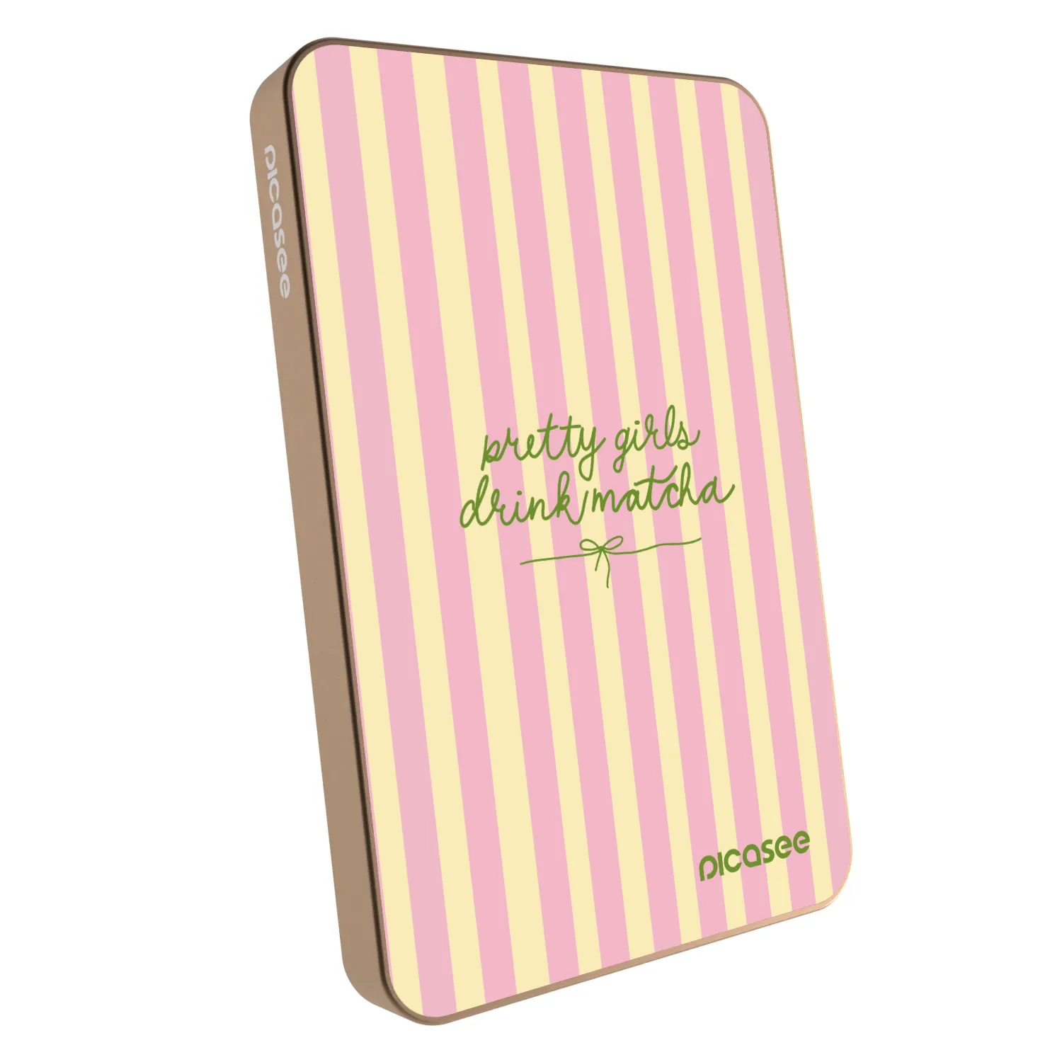 Picasee Prenosna baterija z MagSafe 5 000 mAh Zlati - Pretty matcha