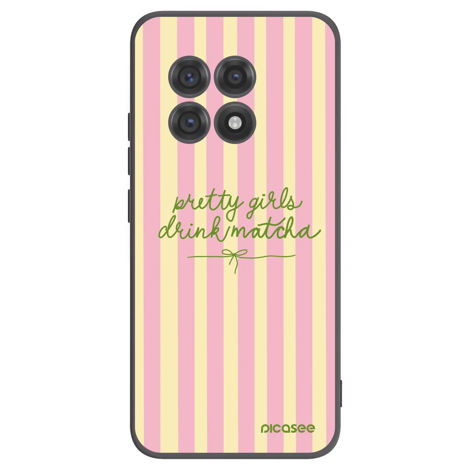 Picasee silikonski črni ovitek za OnePlus 13R 5G - Pretty matcha