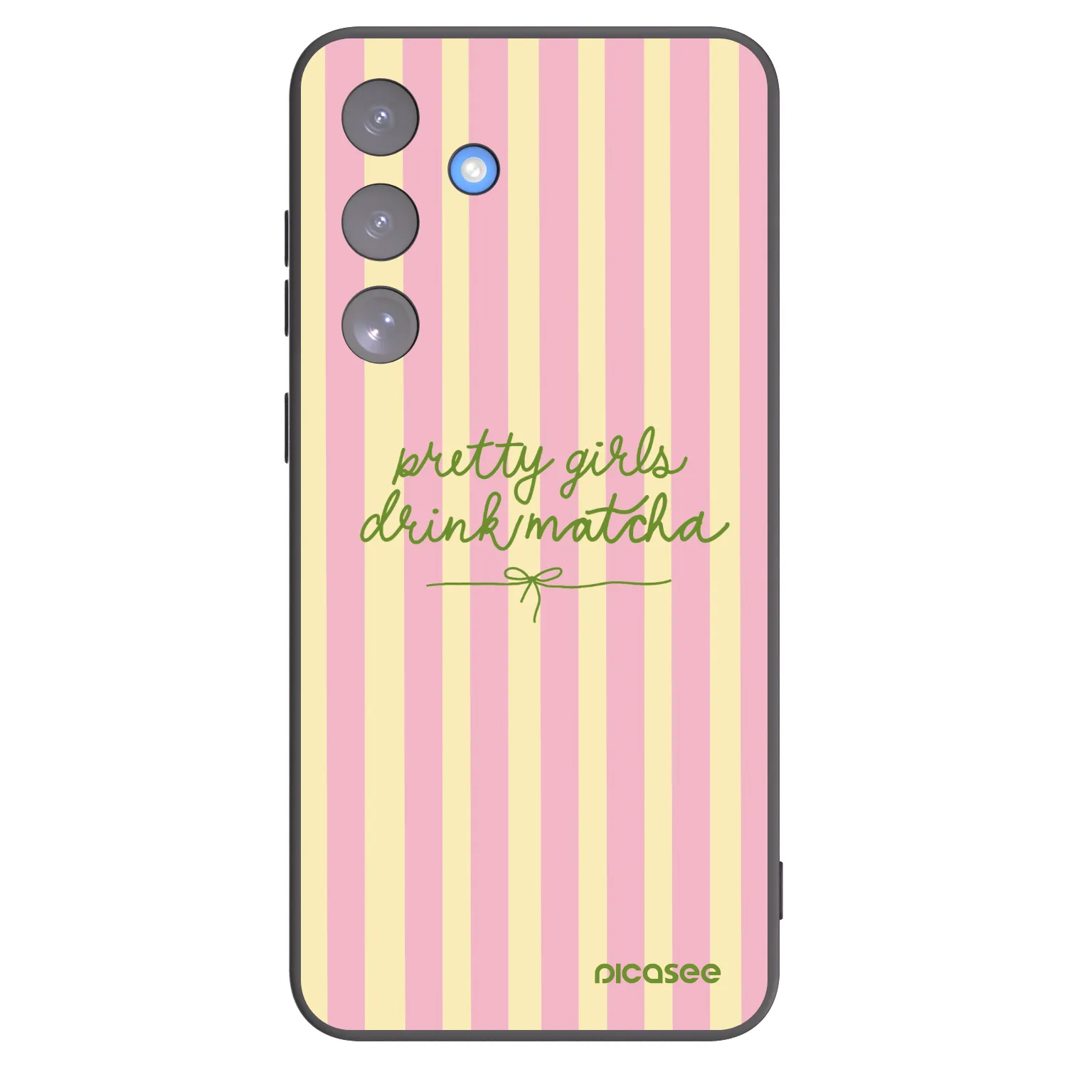 Picasee silikonski črni ovitek za Samsung Galaxy S25 FE 5G - Pretty matcha