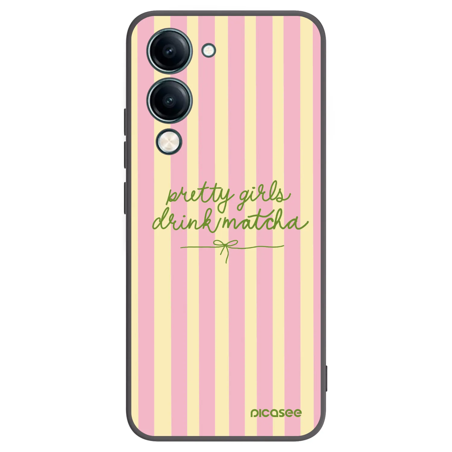 Picasee silikonski črni ovitek za Vivo Y29s 5G - Pretty matcha