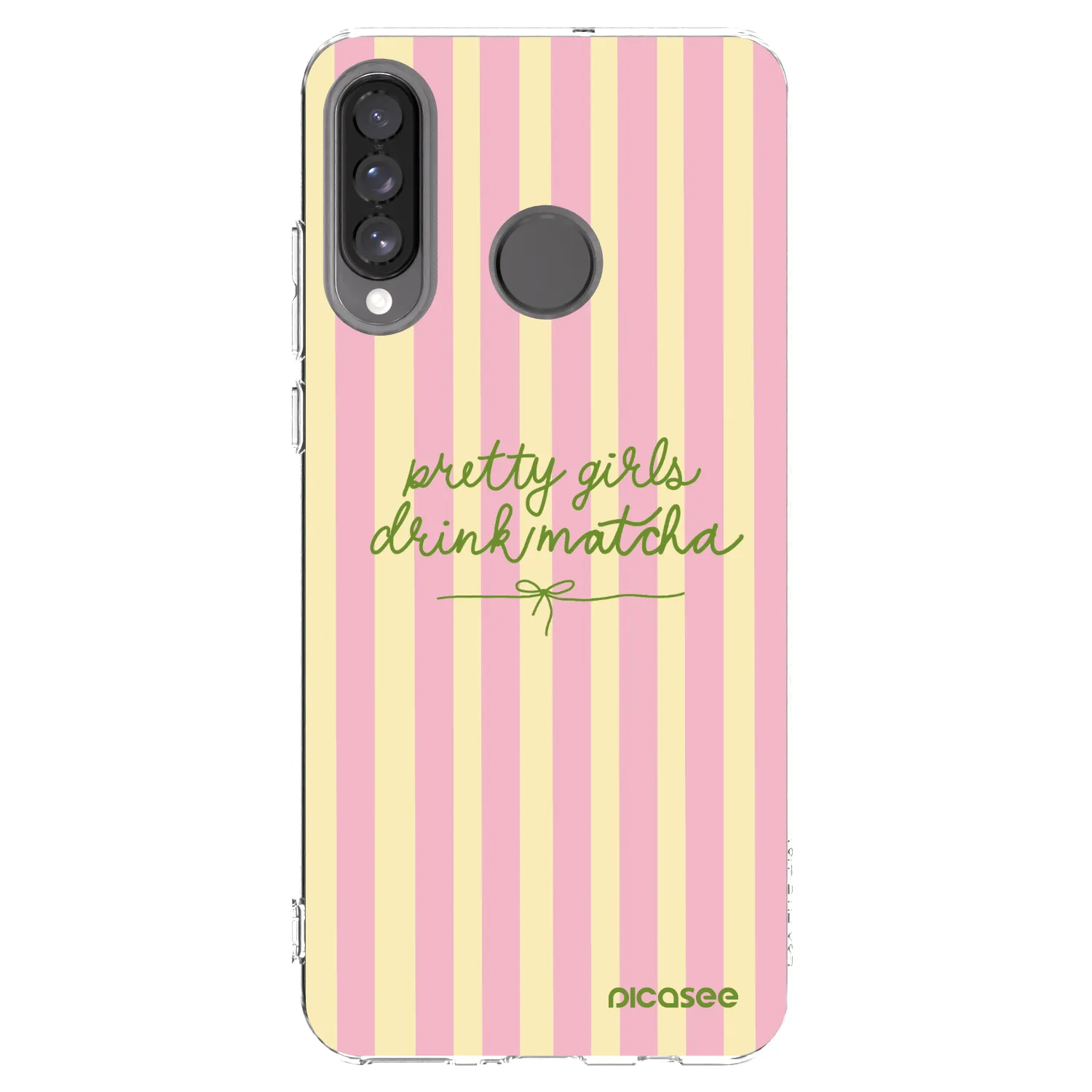Picasee silikonski prozorni ovitek za Huawei P30 Lite - Pretty matcha