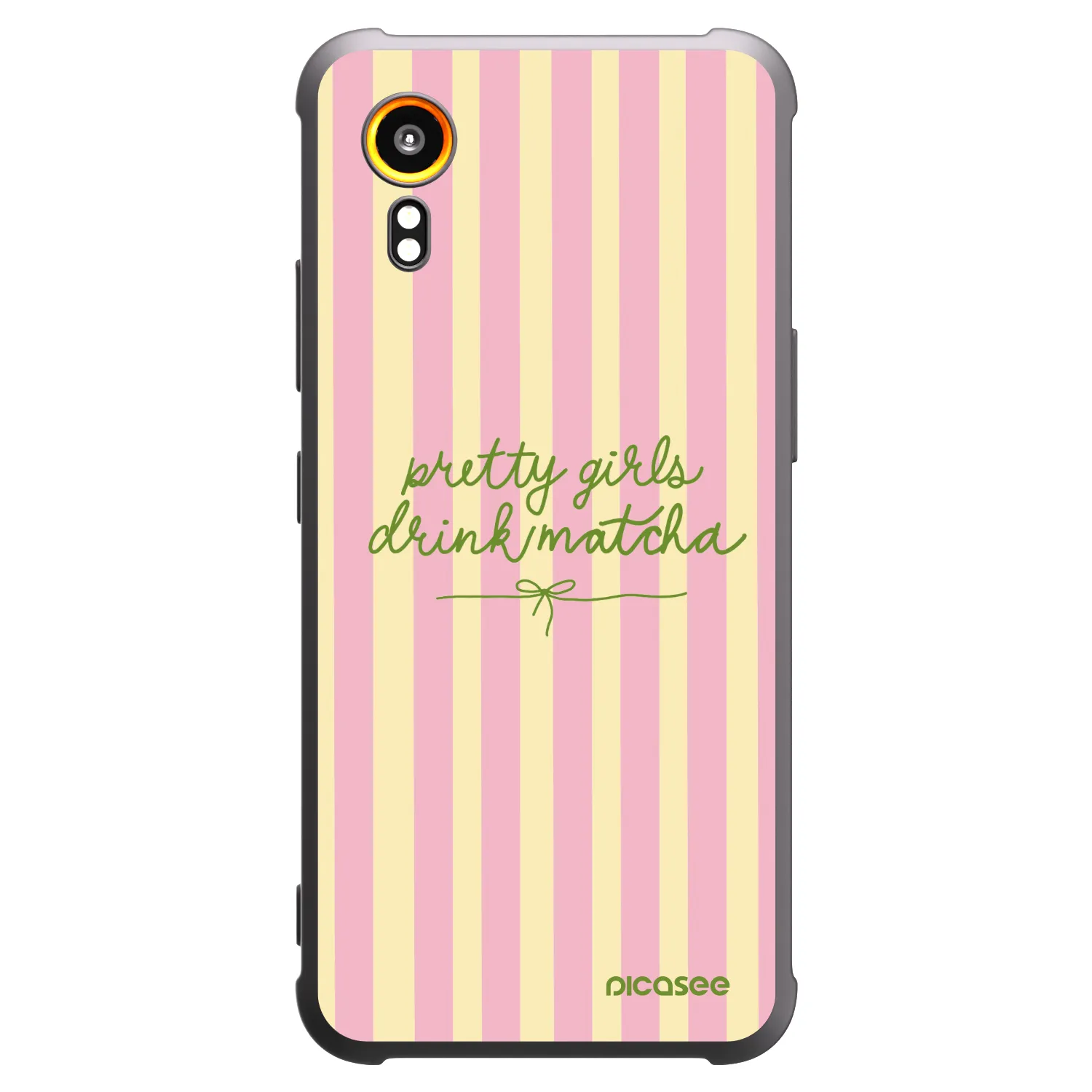 Picasee silikonski črni ovitek za Samsung Galaxy Xcover 7 - Pretty matcha