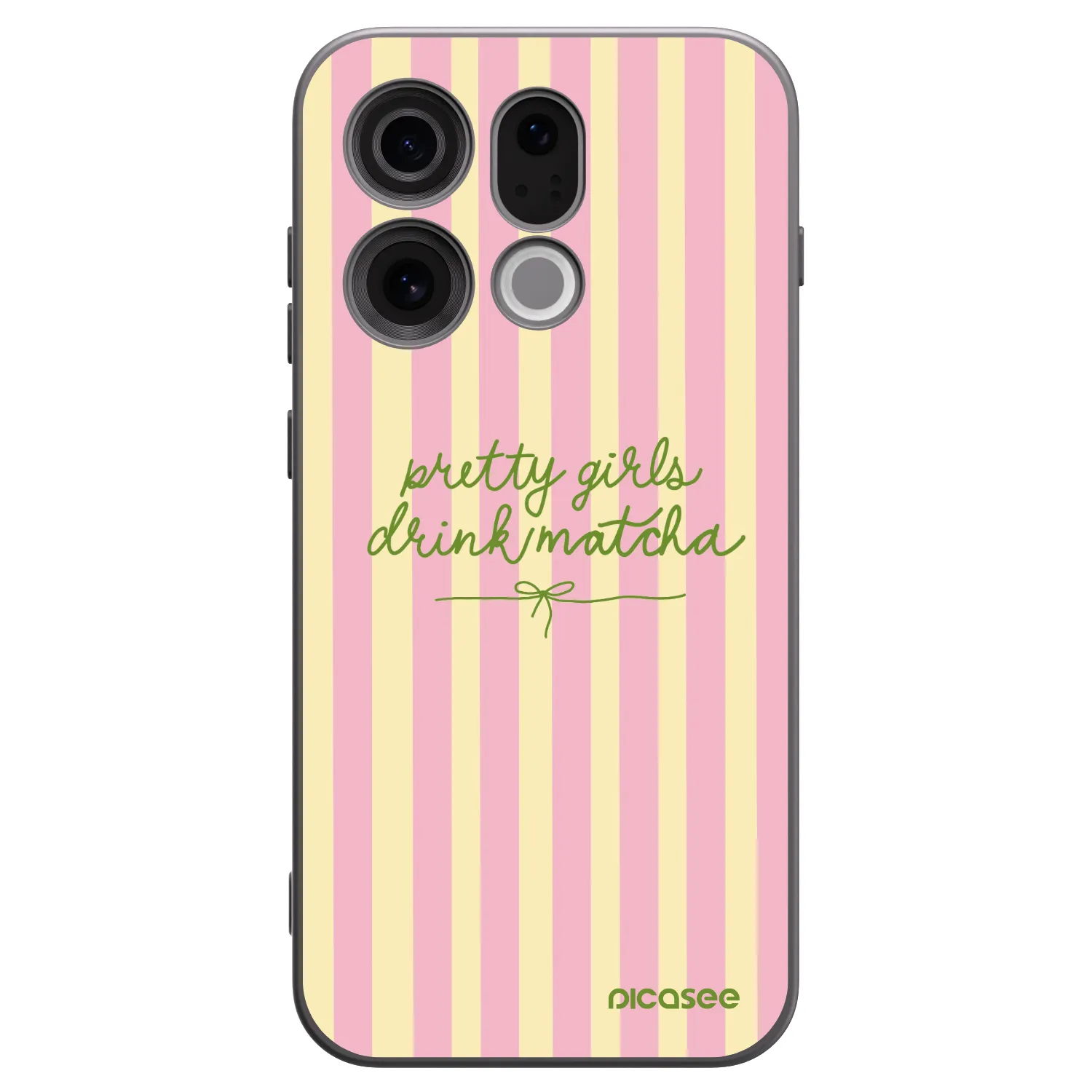 Picasee silikonski črni ovitek za OPPO Find X9 - Pretty matcha