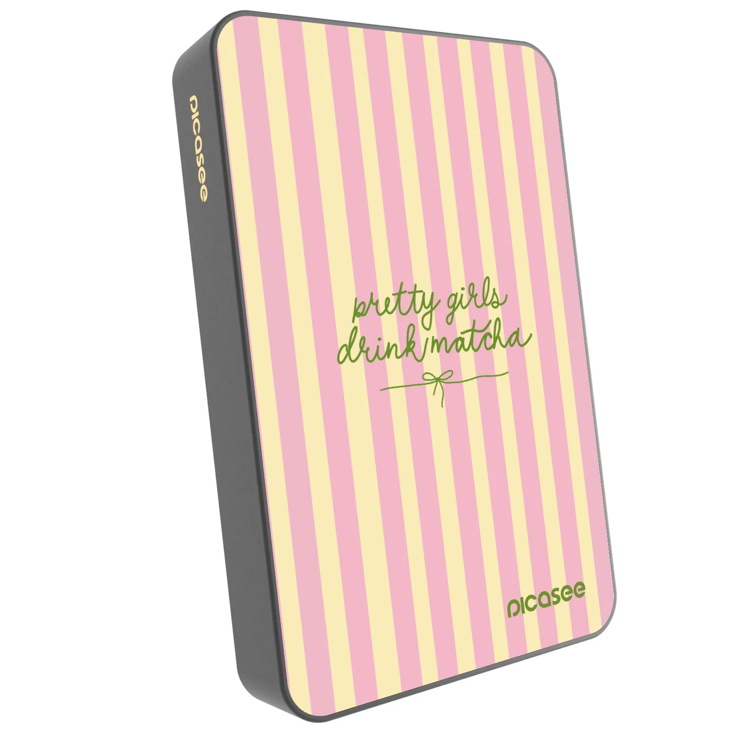 Picasee Prenosna baterija z MagSafe 10 000 mAh Siva - Pretty matcha