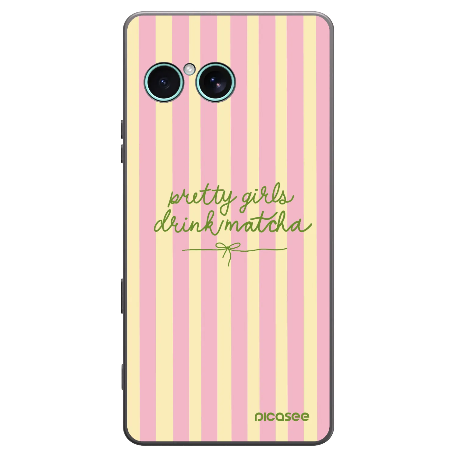 Picasee silikonski črni ovitek za Sony Xperia 10 VII - Pretty matcha