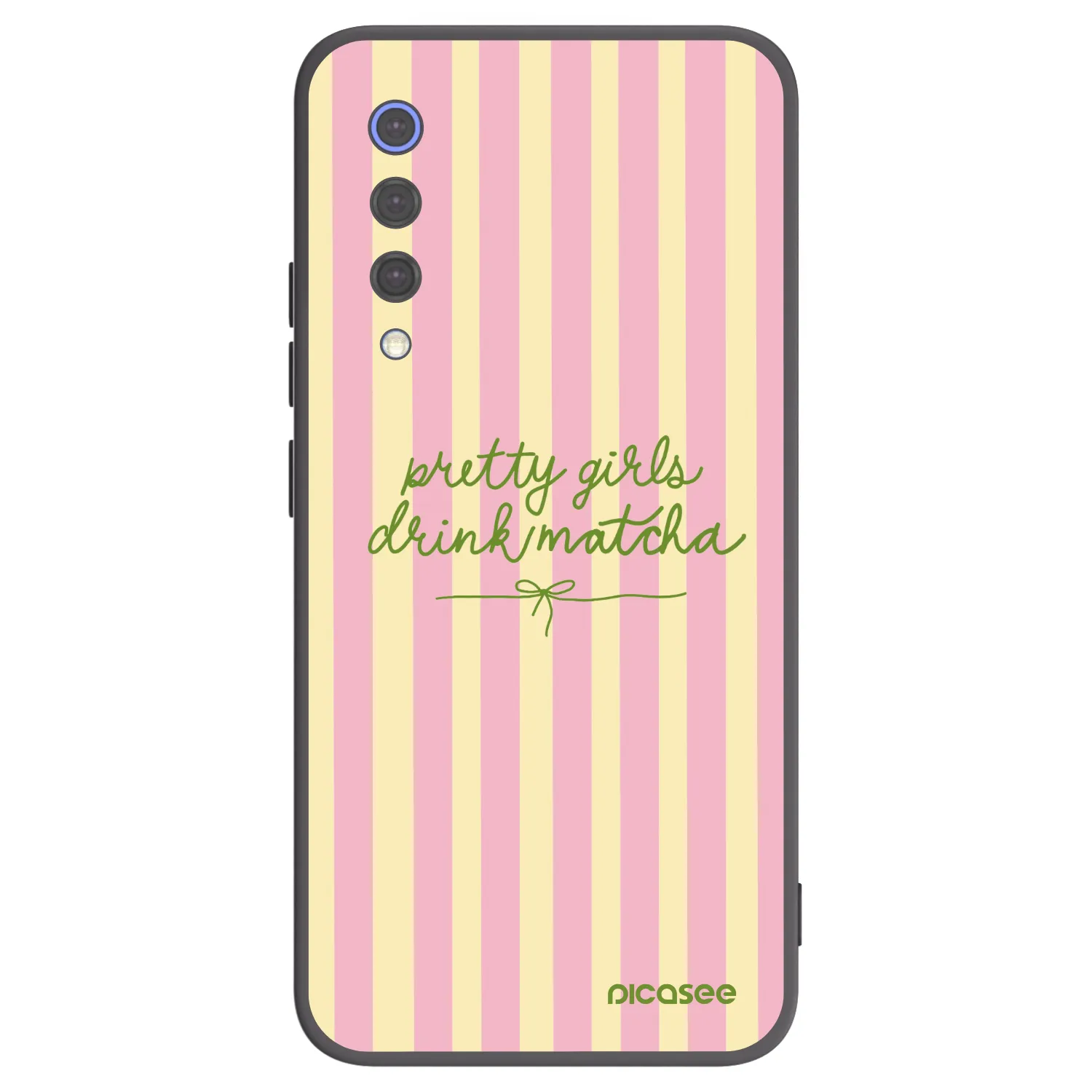 Picasee silikonski črni ovitek za Xiaomi Mi 9 SE - Pretty matcha