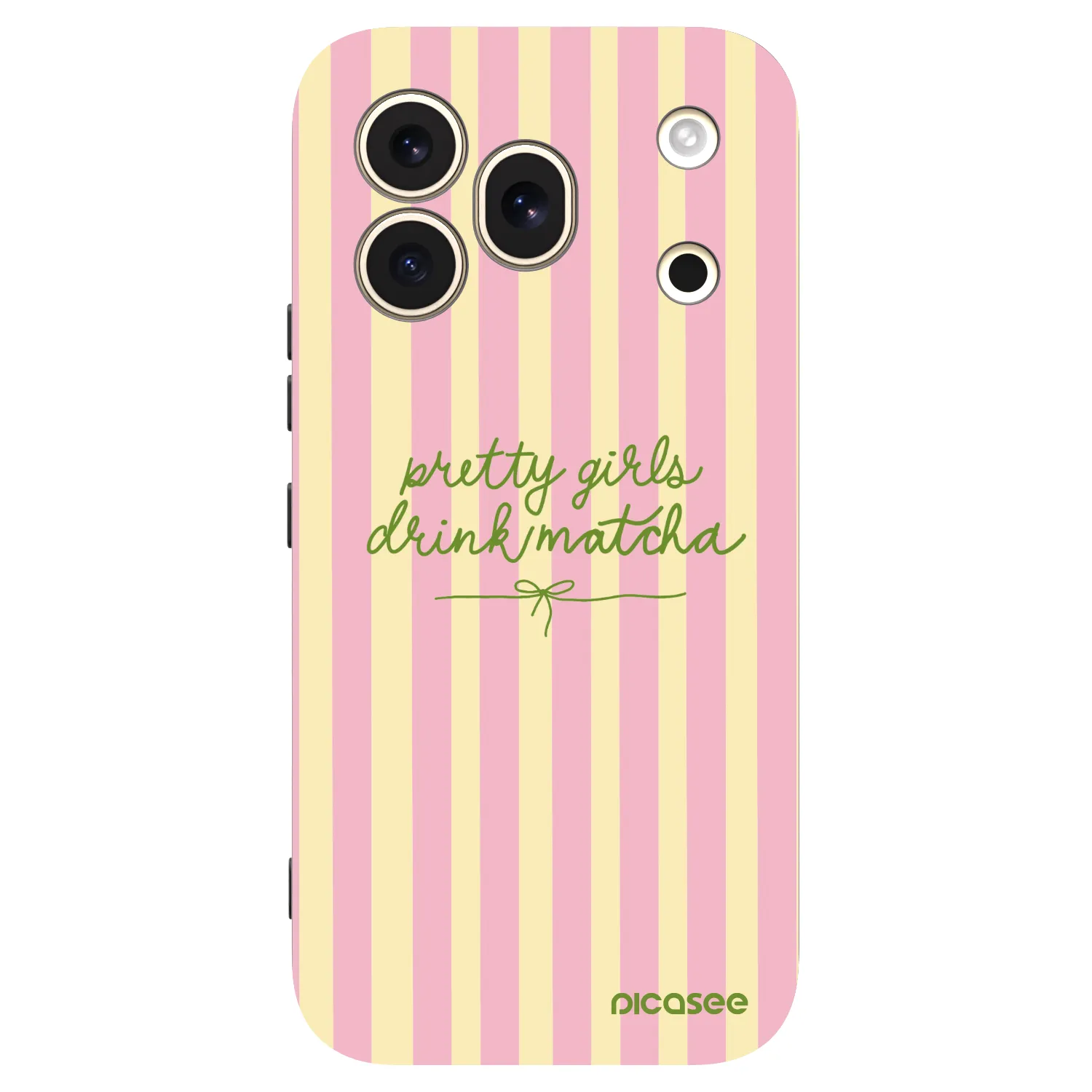 Picasee silikonski črni ovitek za Honor 600 Pro - Pretty matcha