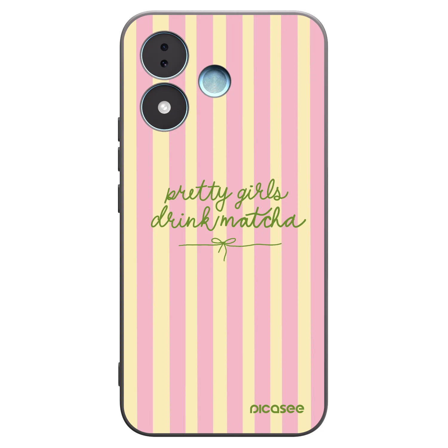 Picasee silikonski črni ovitek za Xiaomi Redmi Note 17 5G - Pretty matcha