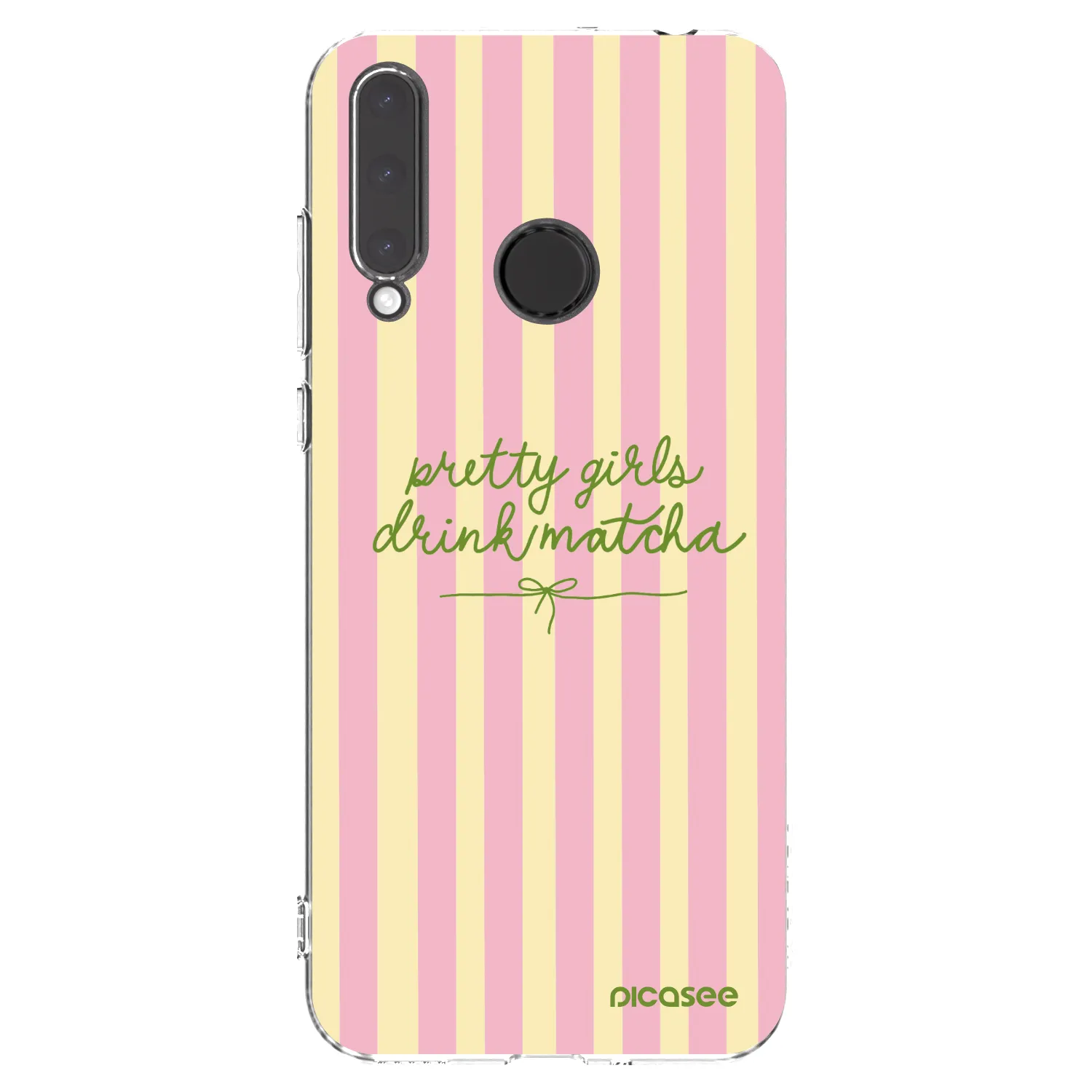 Picasee silikonski prozorni ovitek za Honor 20 Lite - Pretty matcha