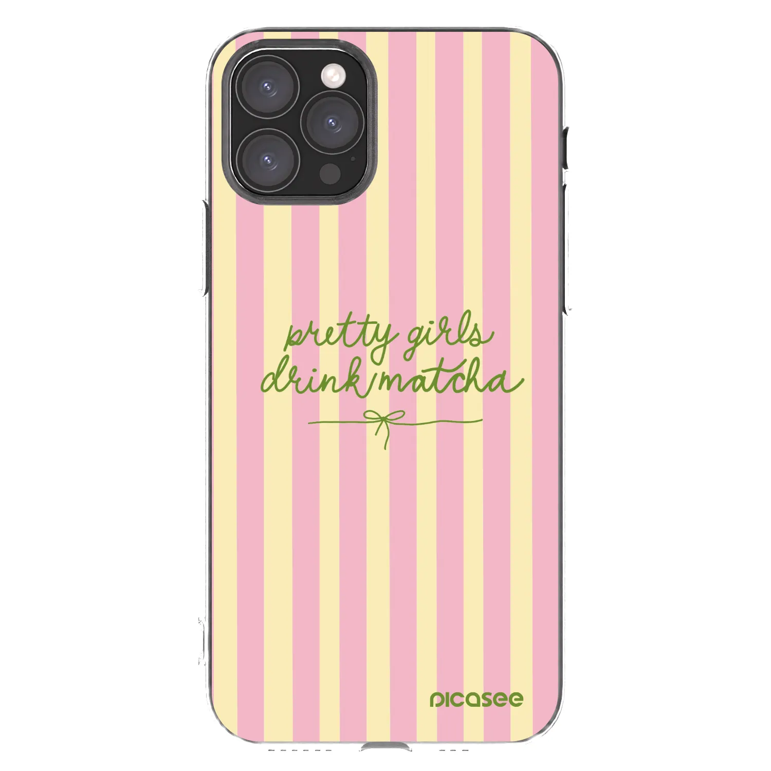 Picasee silikonski prozorni ovitek za Apple iPhone 11 Pro - Pretty matcha
