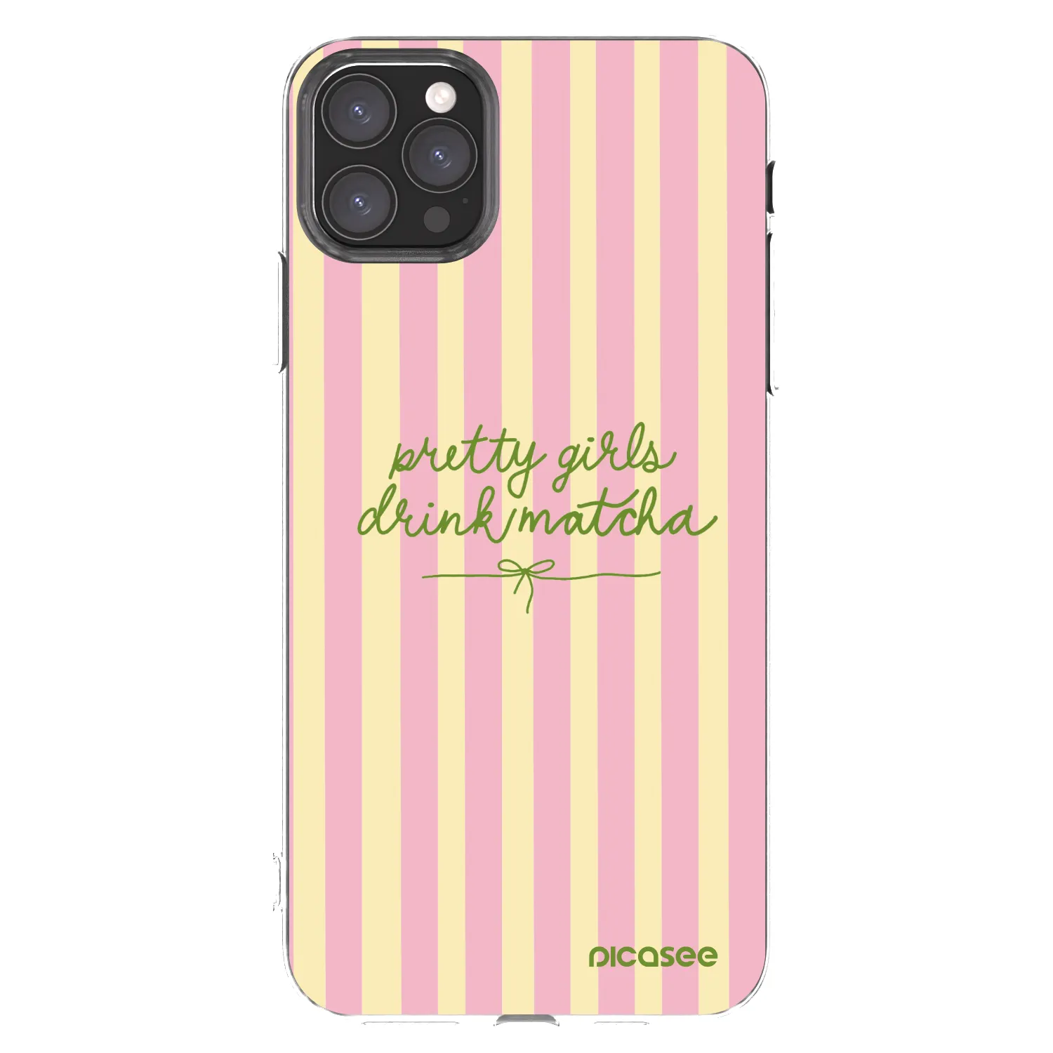 Picasee silikonski prozorni ovitek za Apple iPhone 11 Pro Max - Pretty matcha