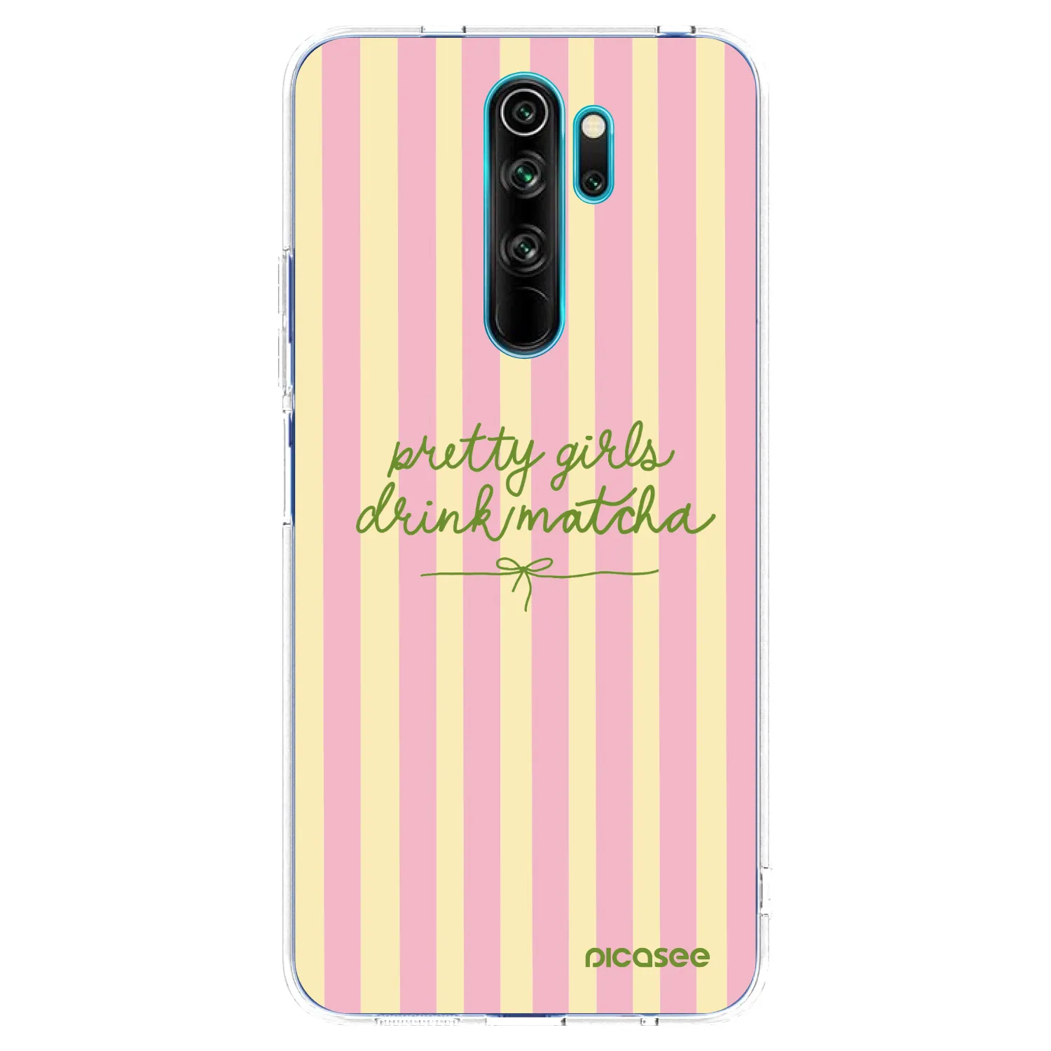Picasee silikonski prozorni ovitek za Xiaomi Redmi Note 8 Pro - Pretty matcha