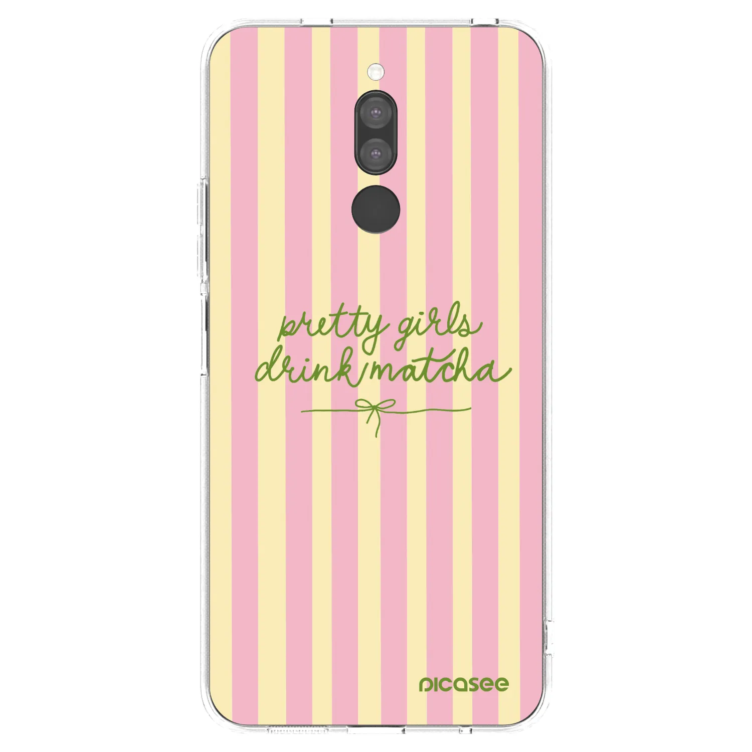 Picasee silikonski prozorni ovitek za Xiaomi Redmi 8 - Pretty matcha