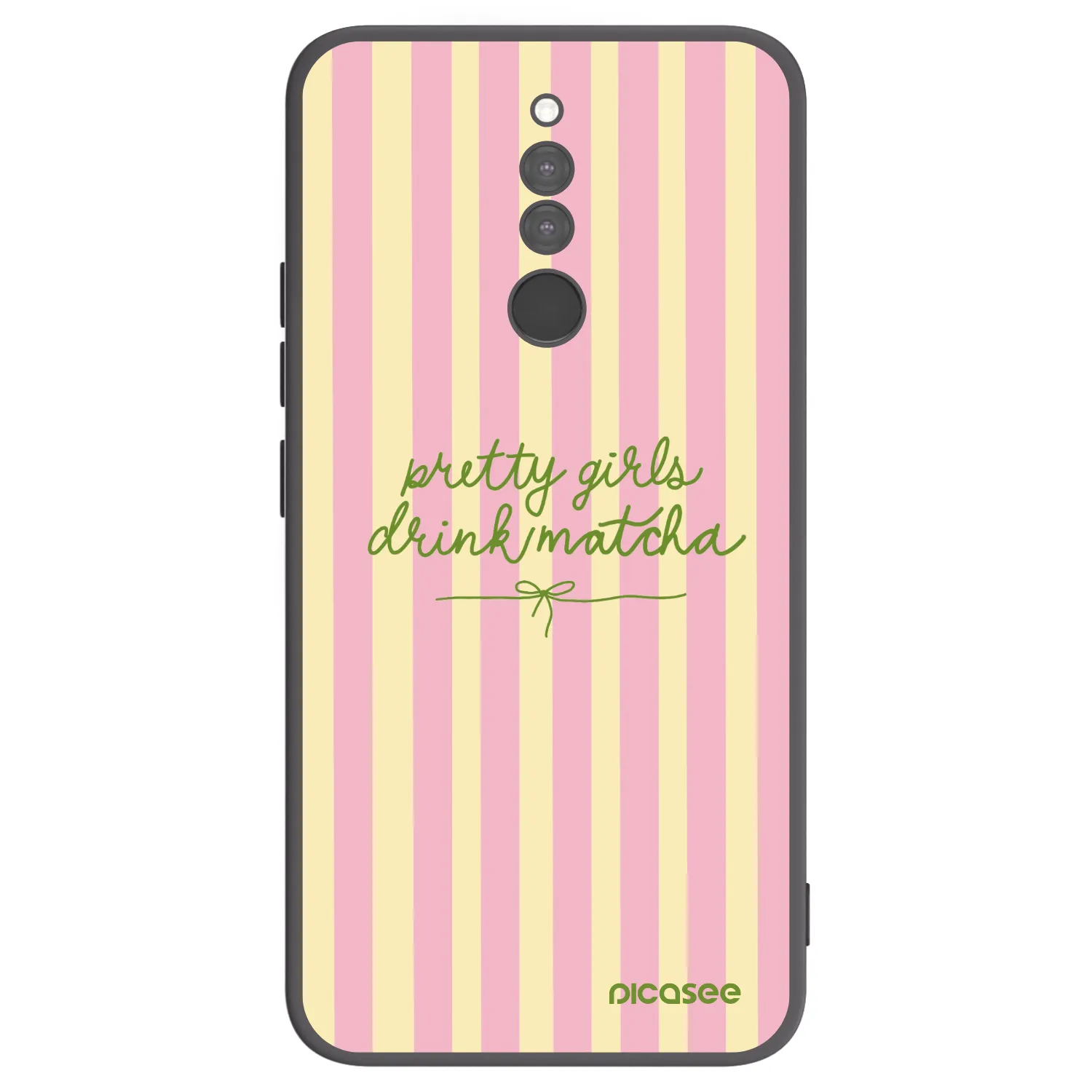 Picasee silikonski črni ovitek za Xiaomi Redmi 8 - Pretty matcha
