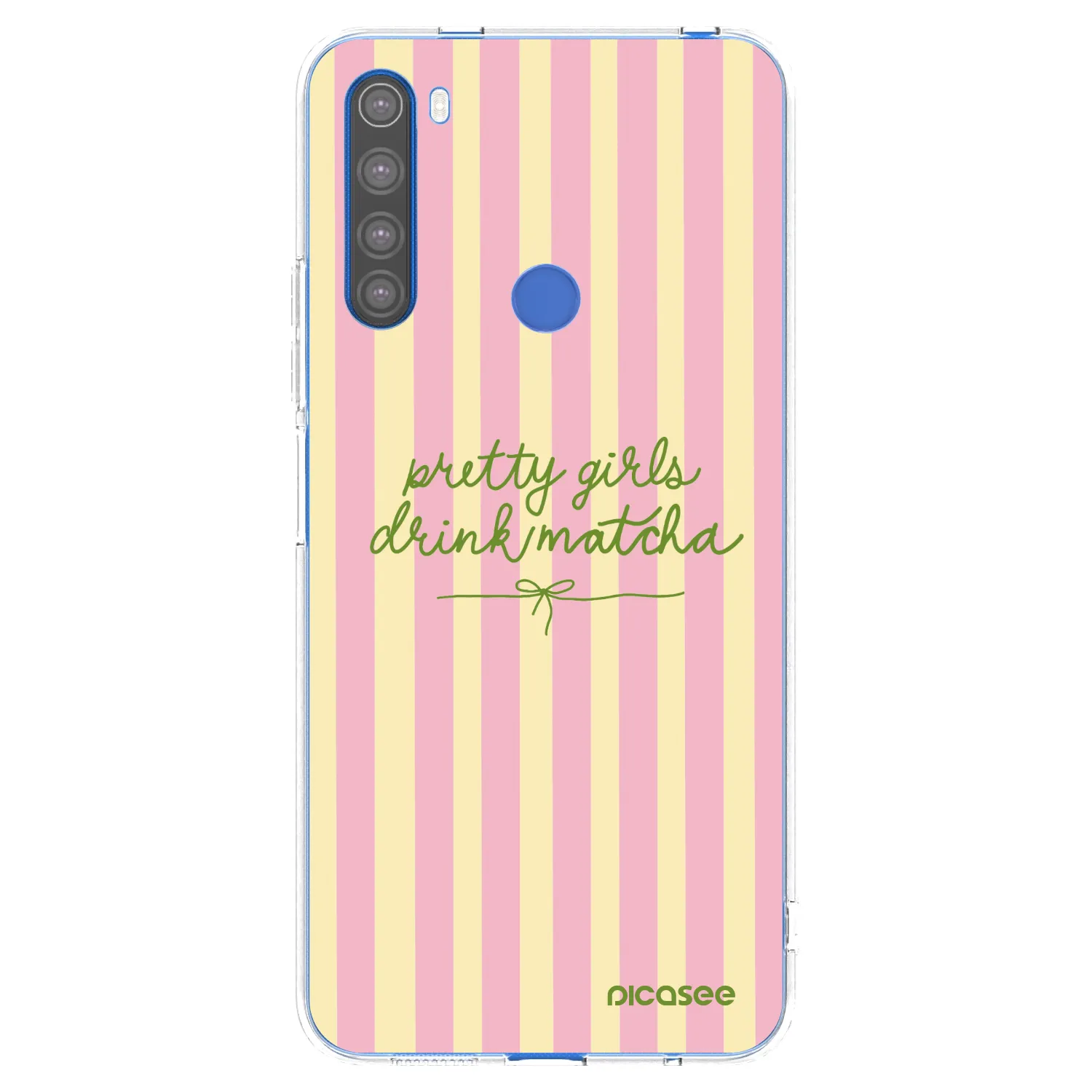 Picasee silikonski prozorni ovitek za Xiaomi Redmi Note 8T - Pretty matcha