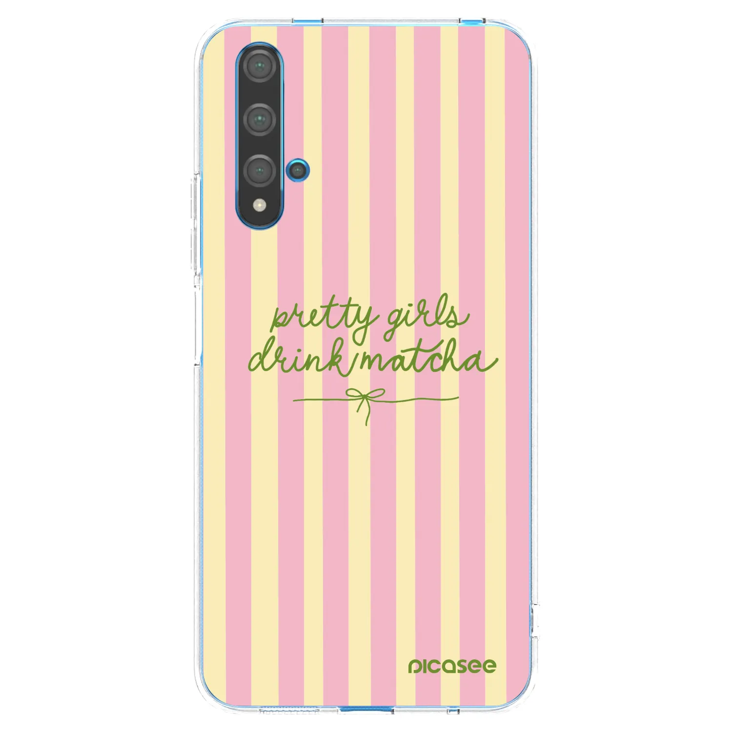 Picasee silikonski prozorni ovitek za Huawei Nova 5T - Pretty matcha