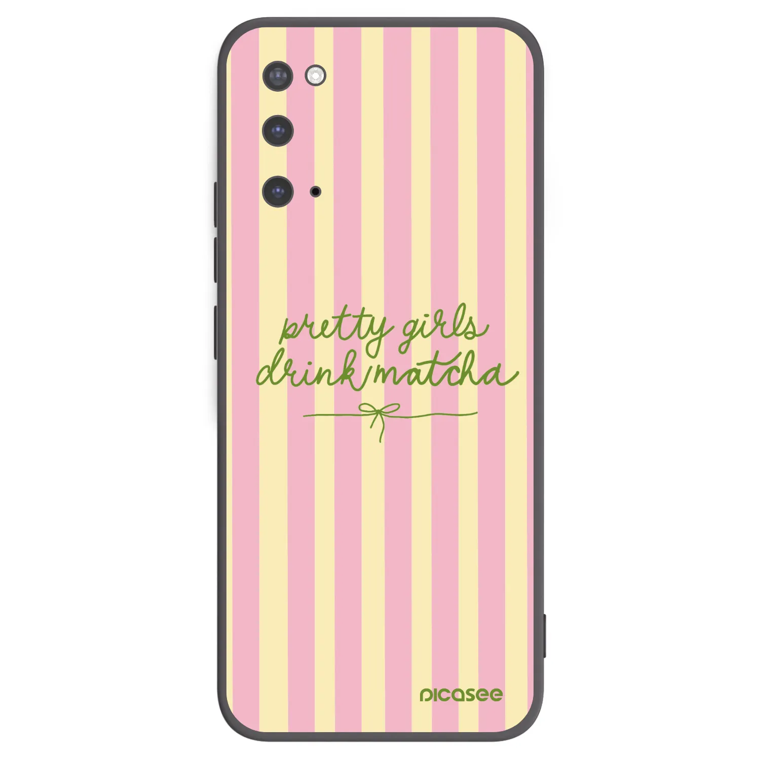 Picasee silikonski črni ovitek za Samsung Galaxy S20 G980F - Pretty matcha