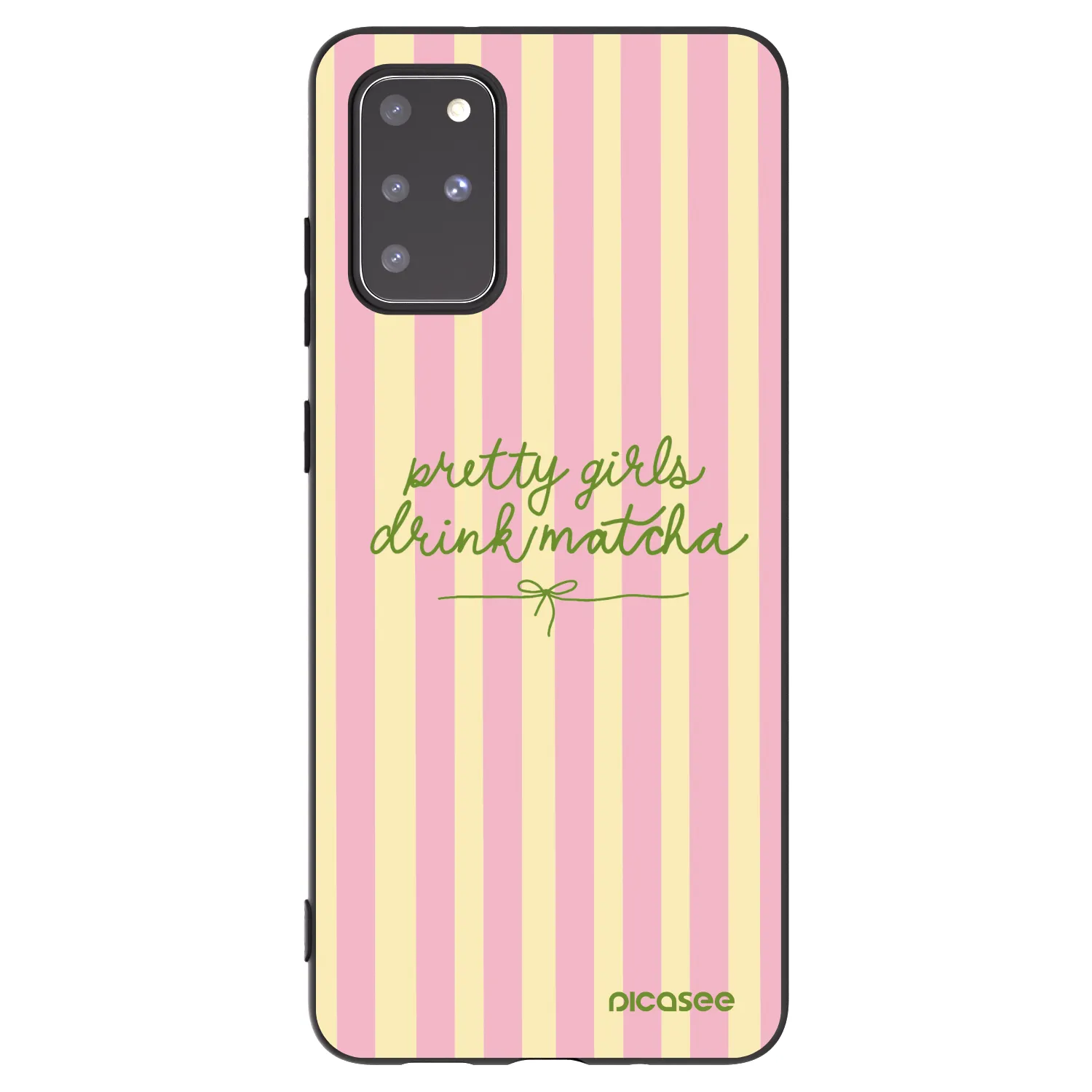 Picasee silikonski črni ovitek za Samsung Galaxy S20+ G985F - Pretty matcha
