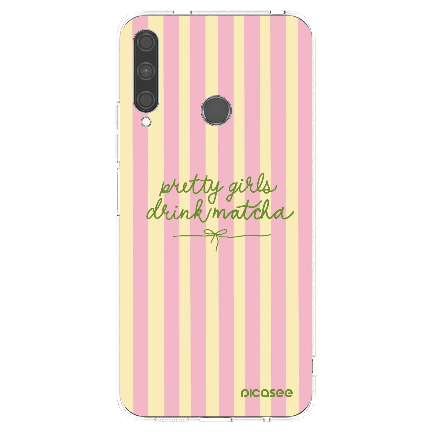 Picasee silikonski prozorni ovitek za Huawei P40 Lite E - Pretty matcha