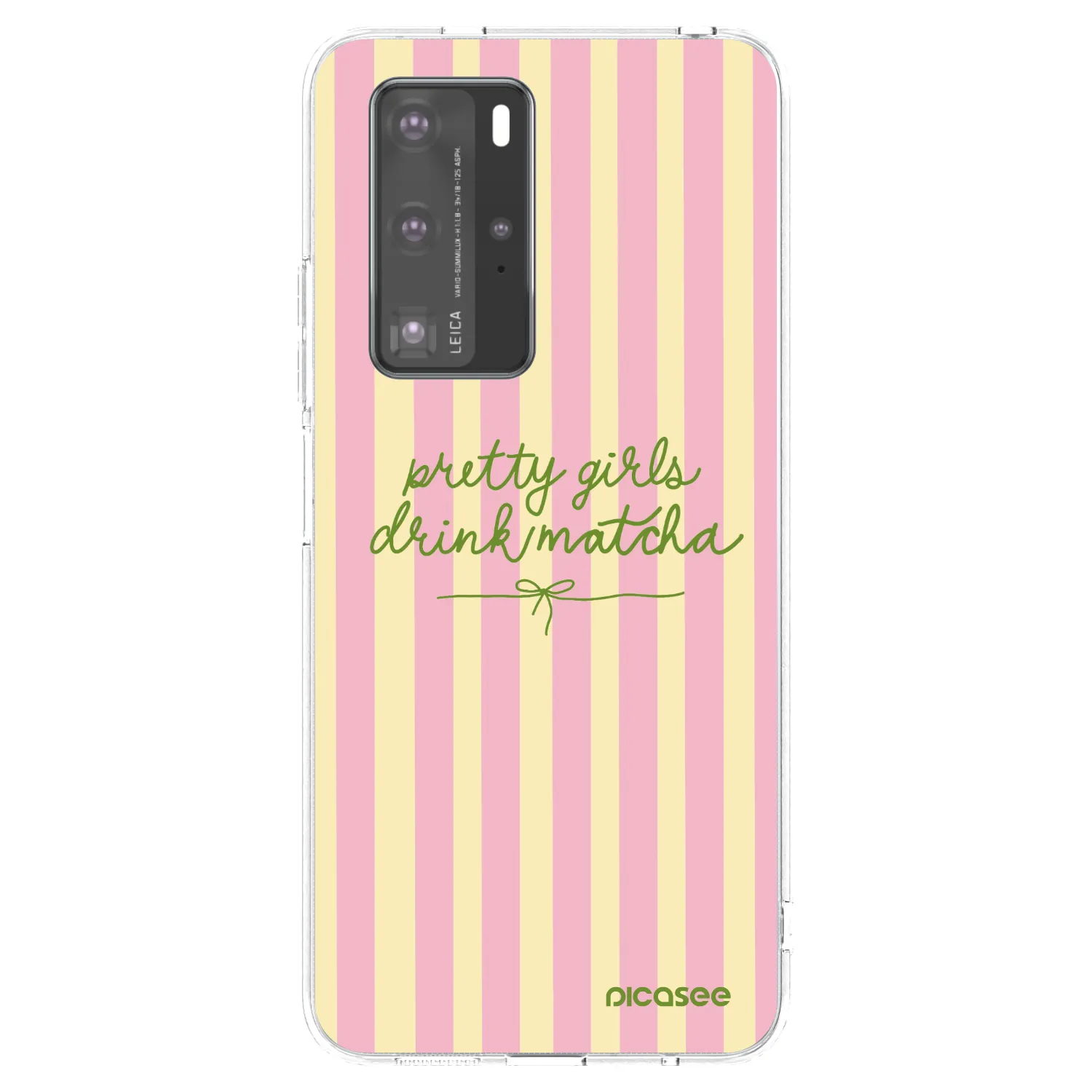 Picasee silikonski prozorni ovitek za Huawei P40 Pro - Pretty matcha