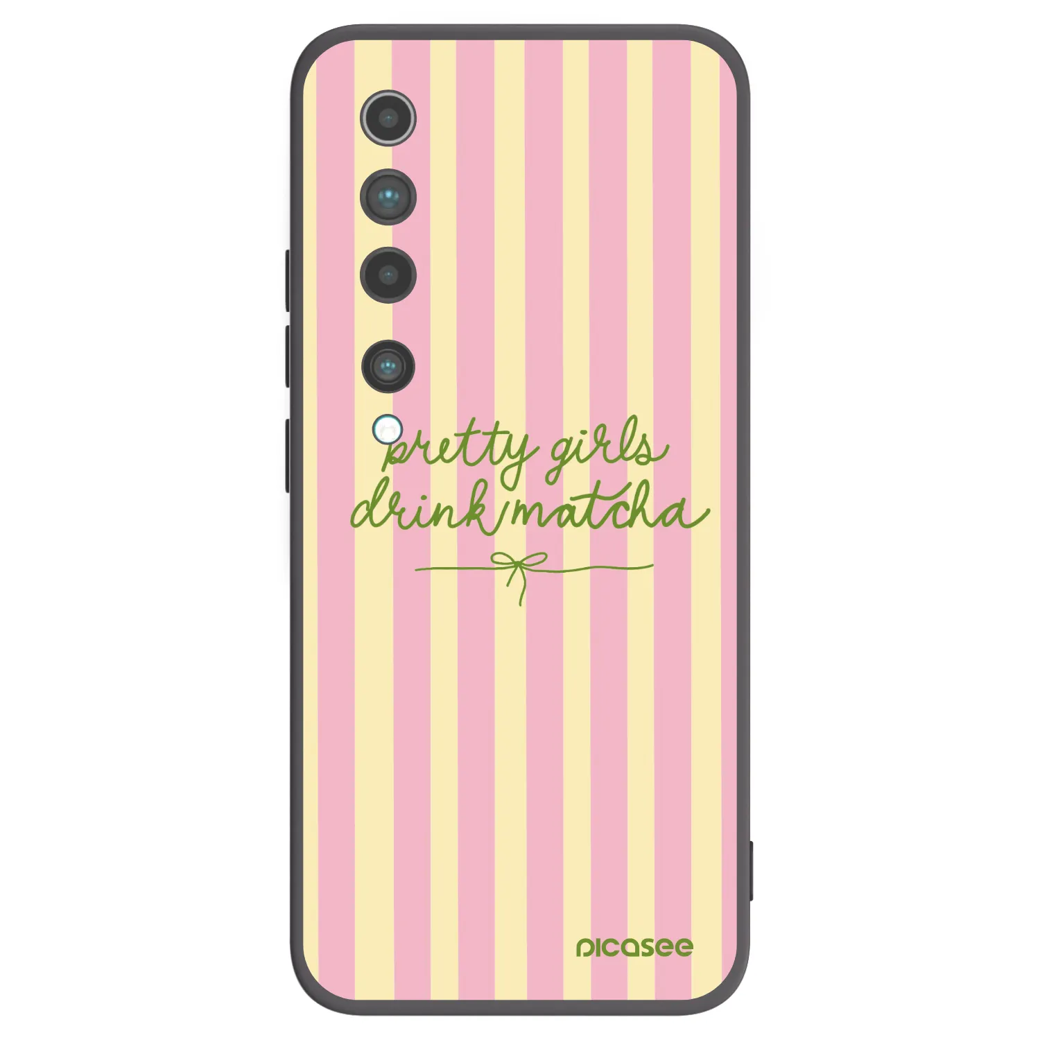 Picasee silikonski črni ovitek za Xiaomi Mi 10 - Pretty matcha