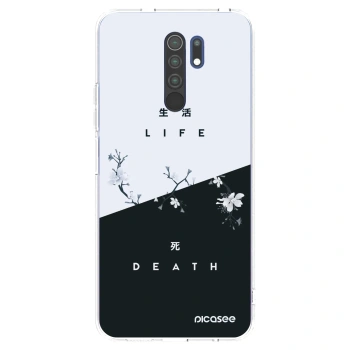 Picasee silikonski prozorni ovitek za Xiaomi Redmi 9 - Life - Death